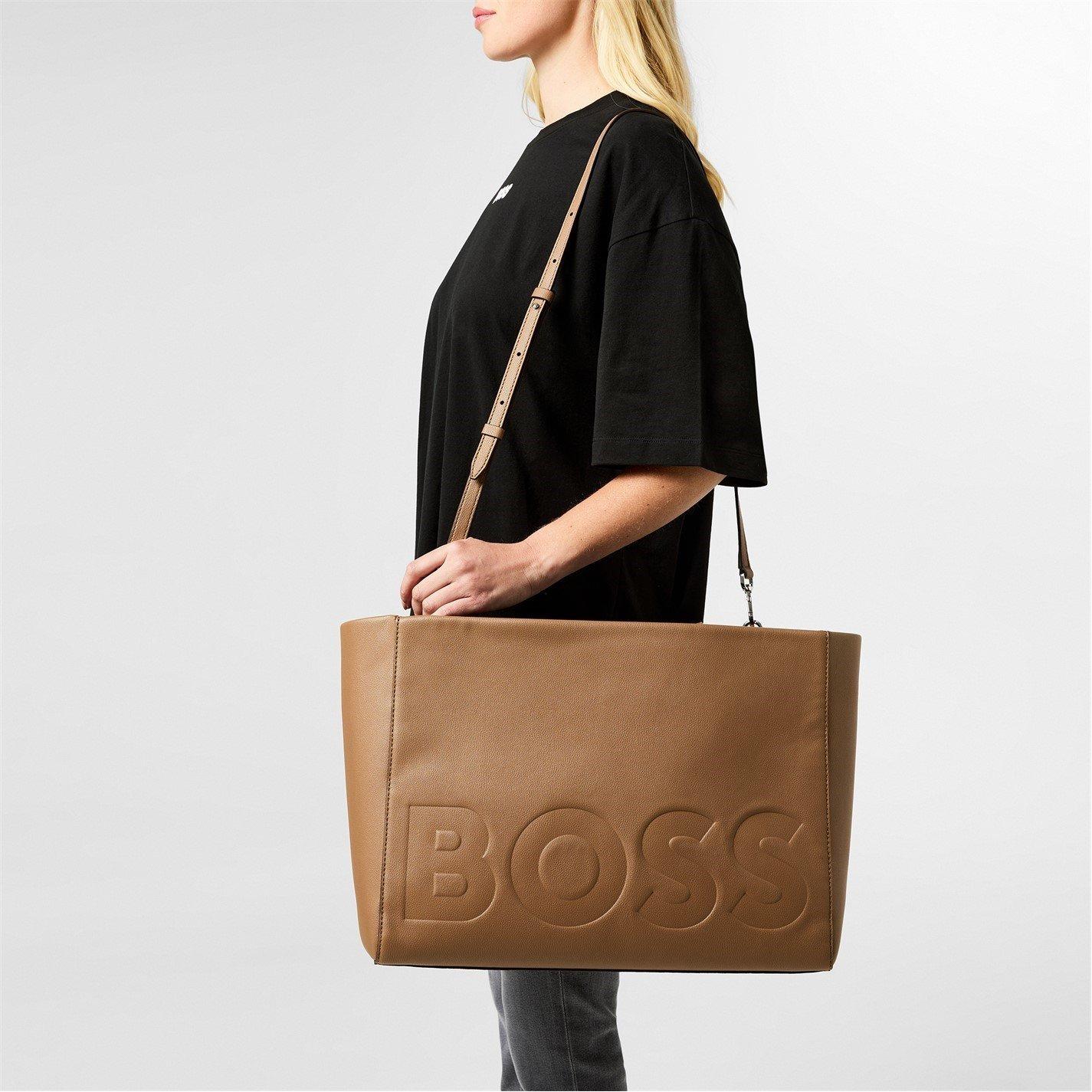 Camel - Boss - Women's Yona Elegant Spacious Tote Bag - 5