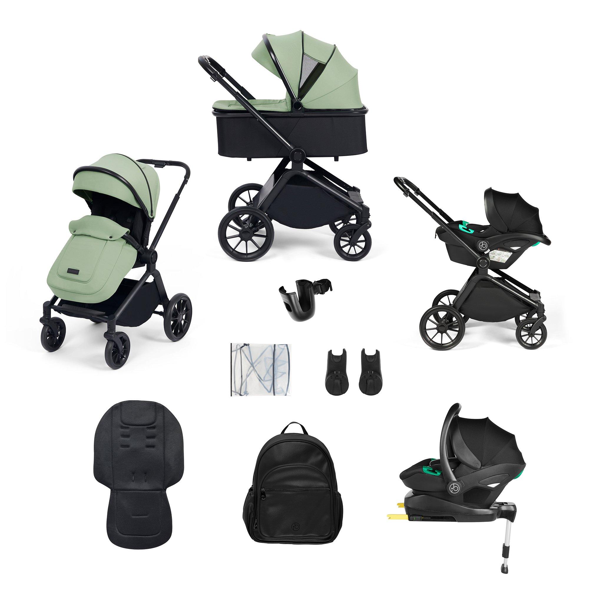 Sage Green - Ickle Bubba - ALTIMA AIO i-SIZE & ISOFIX & BASE - 1