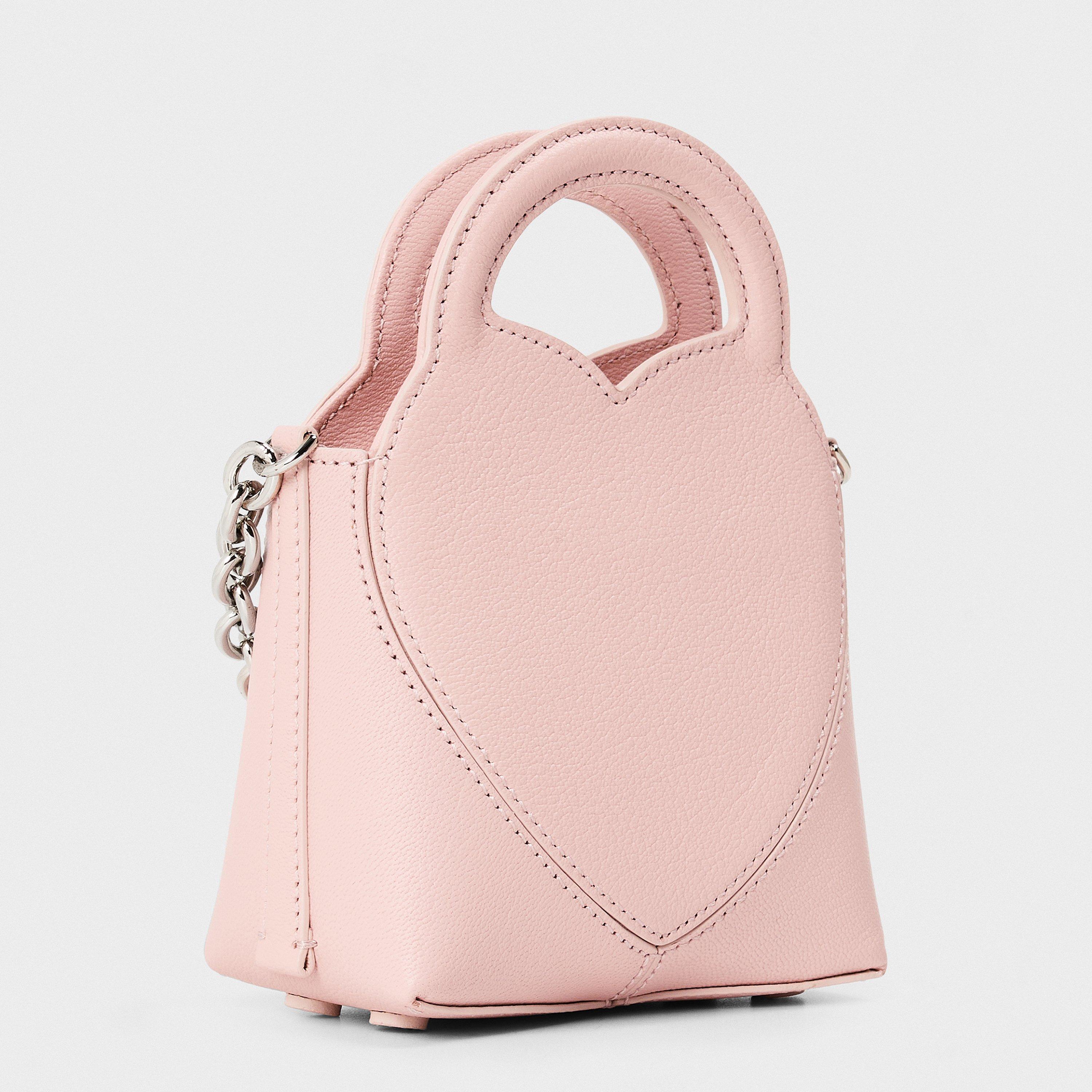 Pale Pink - Tiffany - Women's Micro Mini Tote Bag Handbag - 2