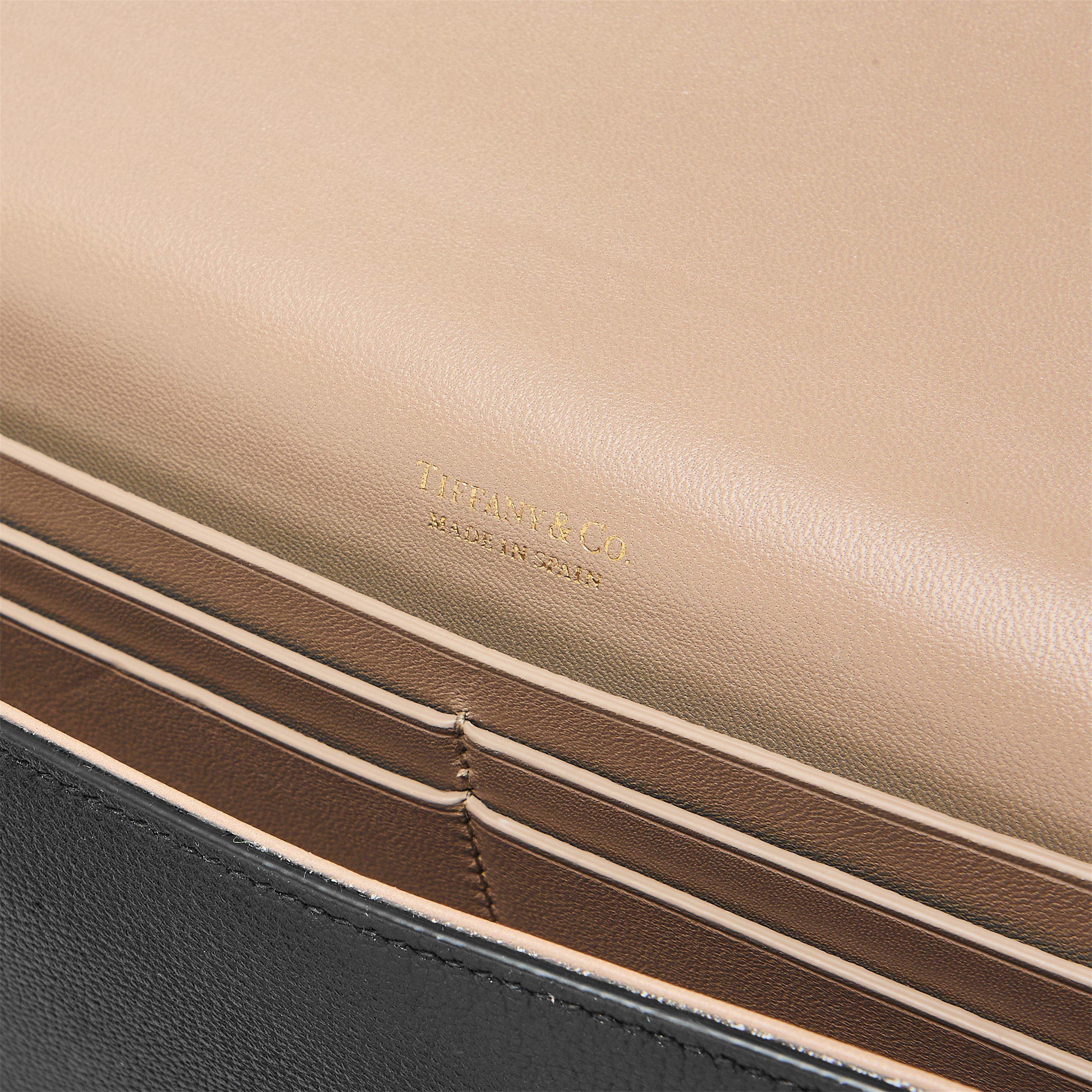 Black - Tiffany - Women's  Crossbody Wallet on Chain - 5