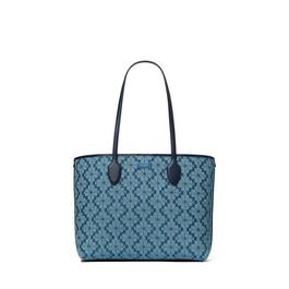 Kate Spade Flower Jacquard Bleecker Large Tote Bag