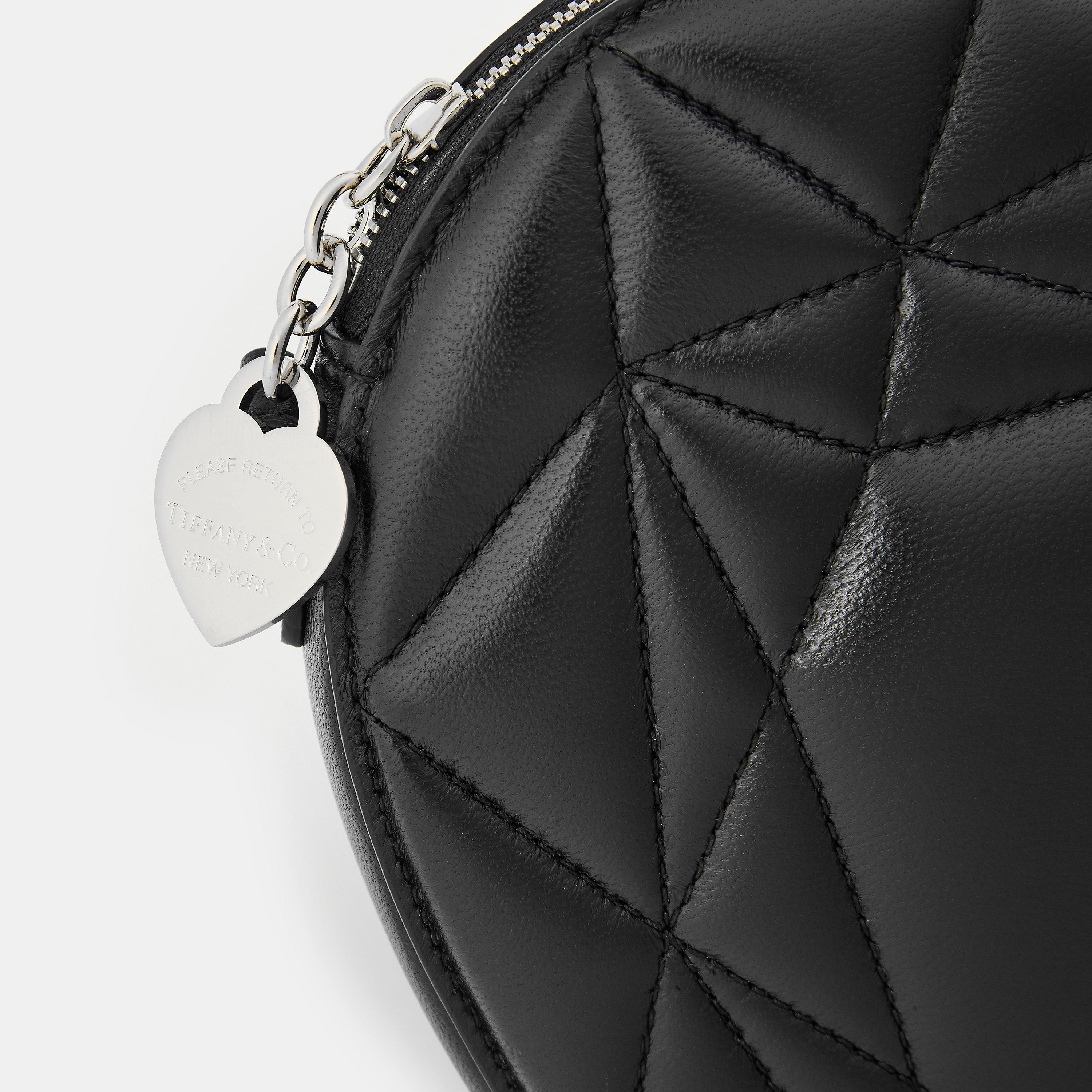 Black - Tiffany - Women's Crossbody Heart-shaped Handbag - 4