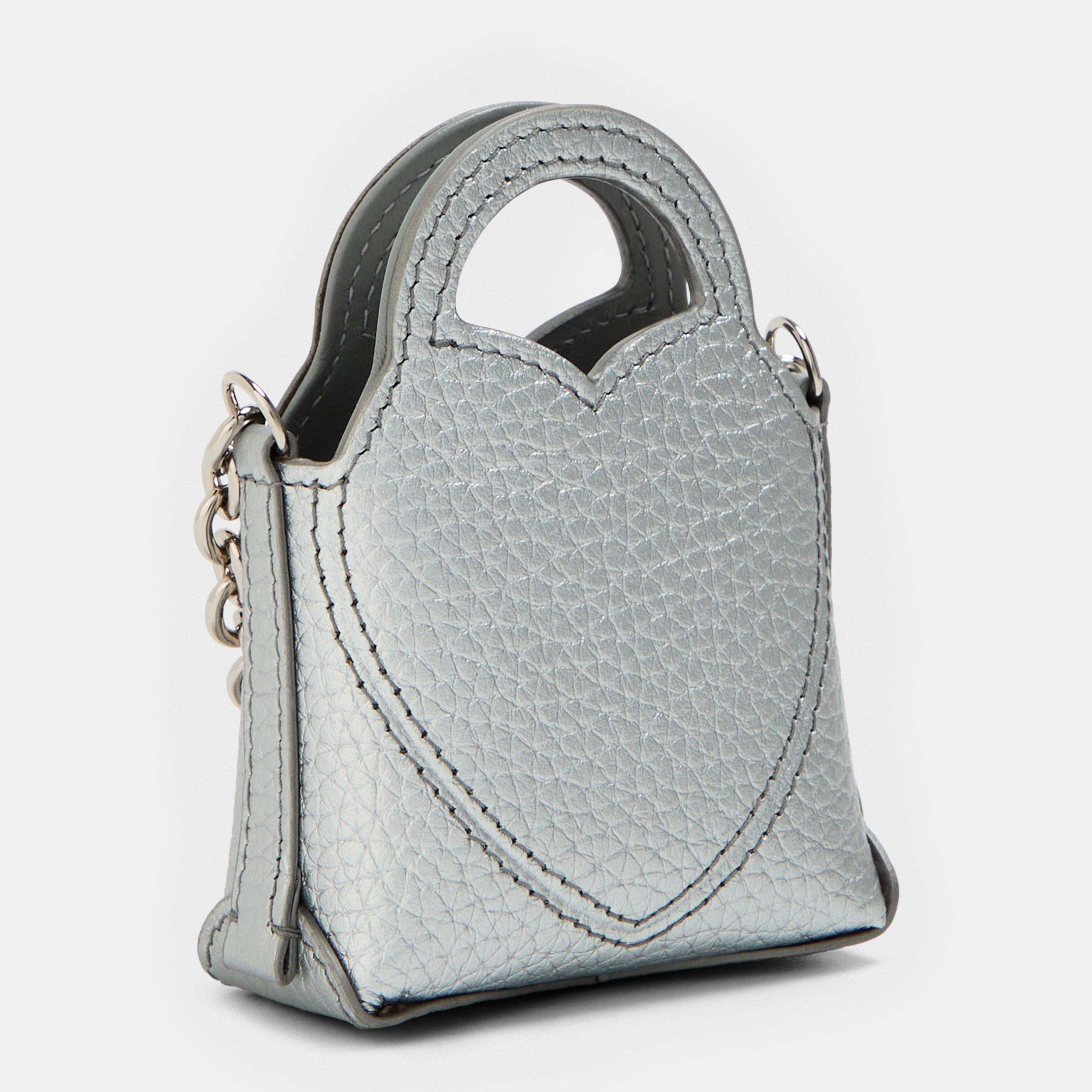 Silver - Tiffany - Women's  Nano Bag, Mini Design Handbag - 2
