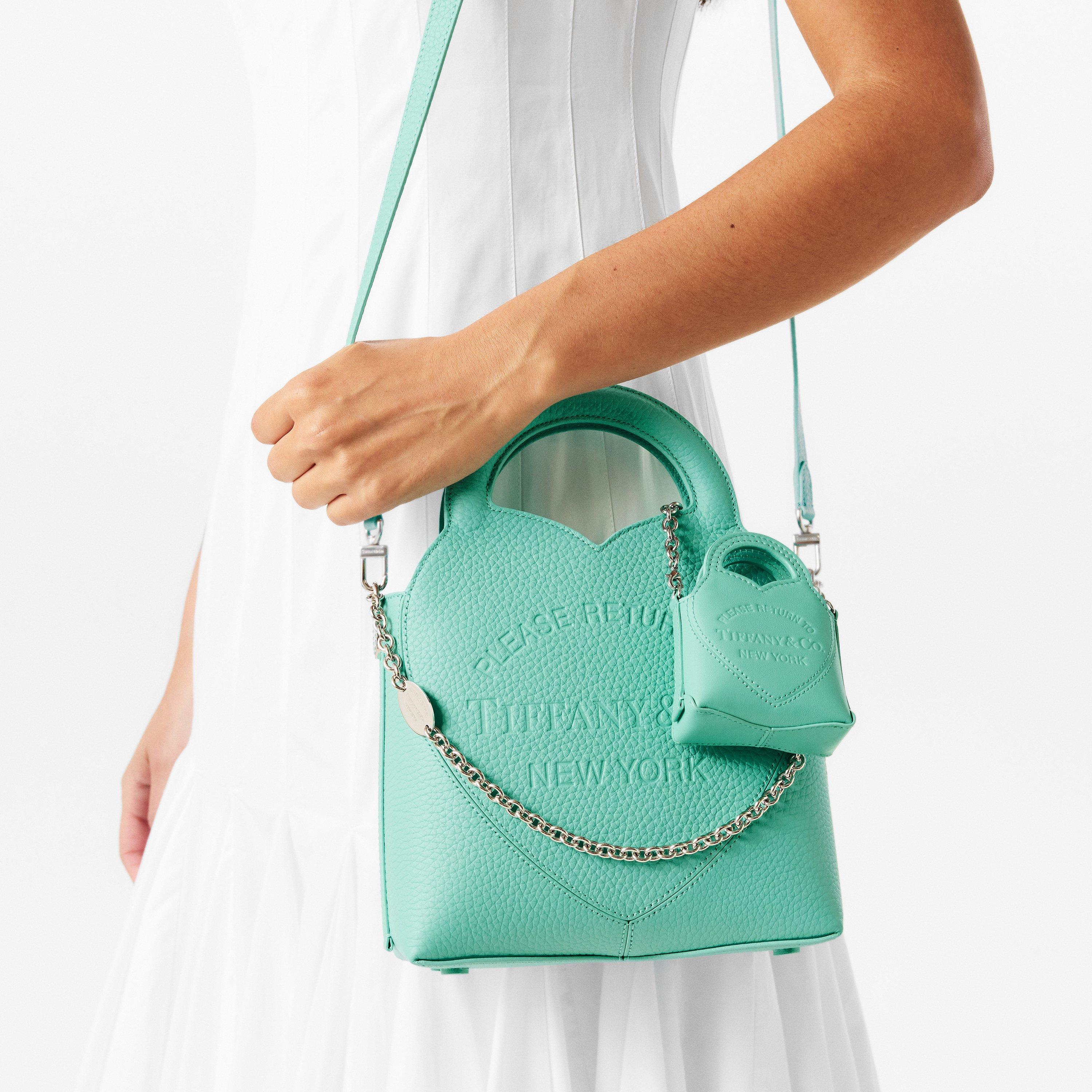 Tif Blue - Tiffany - Women's  Nano Bag, Mini Design Handbag - 3