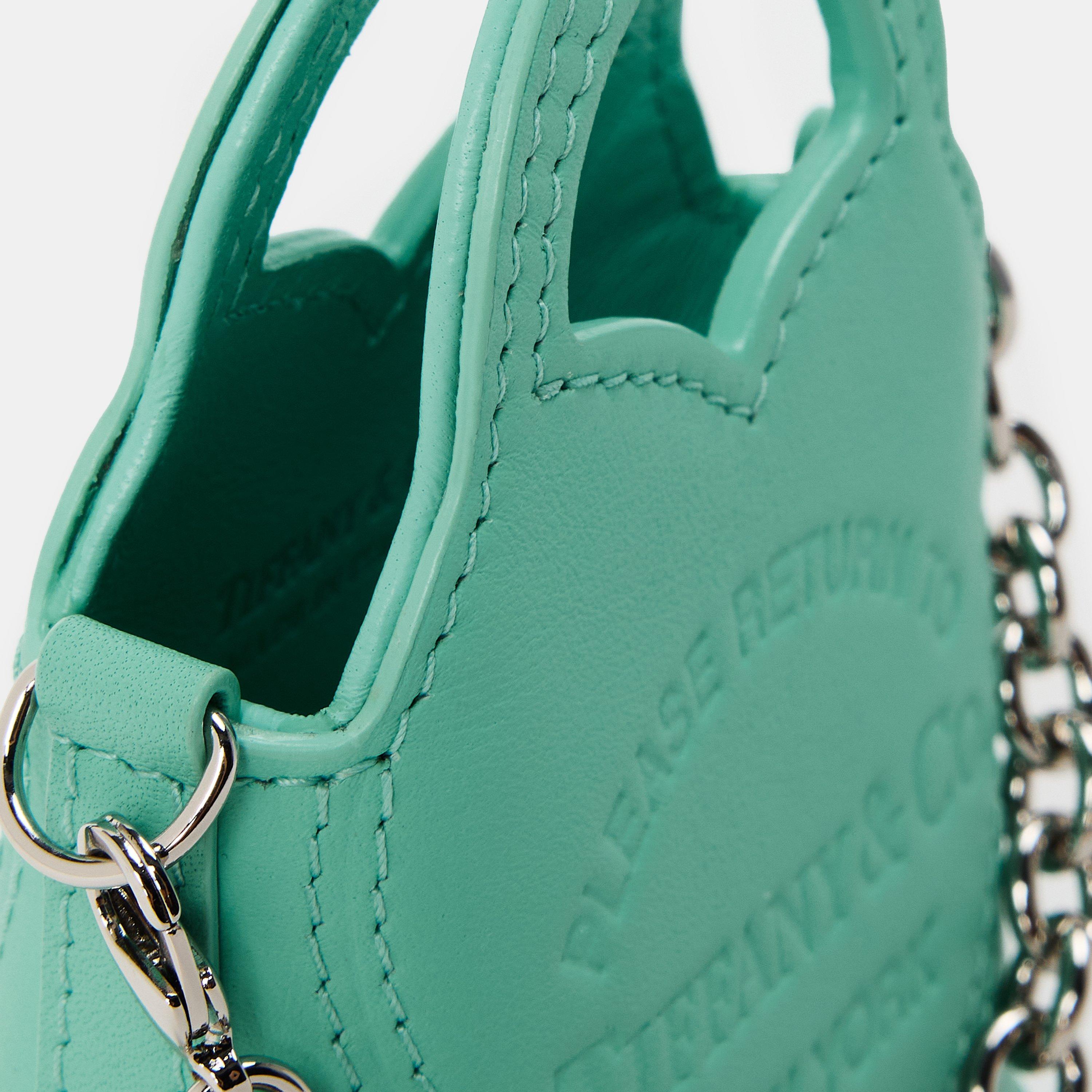 Tif Blue - Tiffany - Women's  Nano Bag, Mini Design Handbag - 5