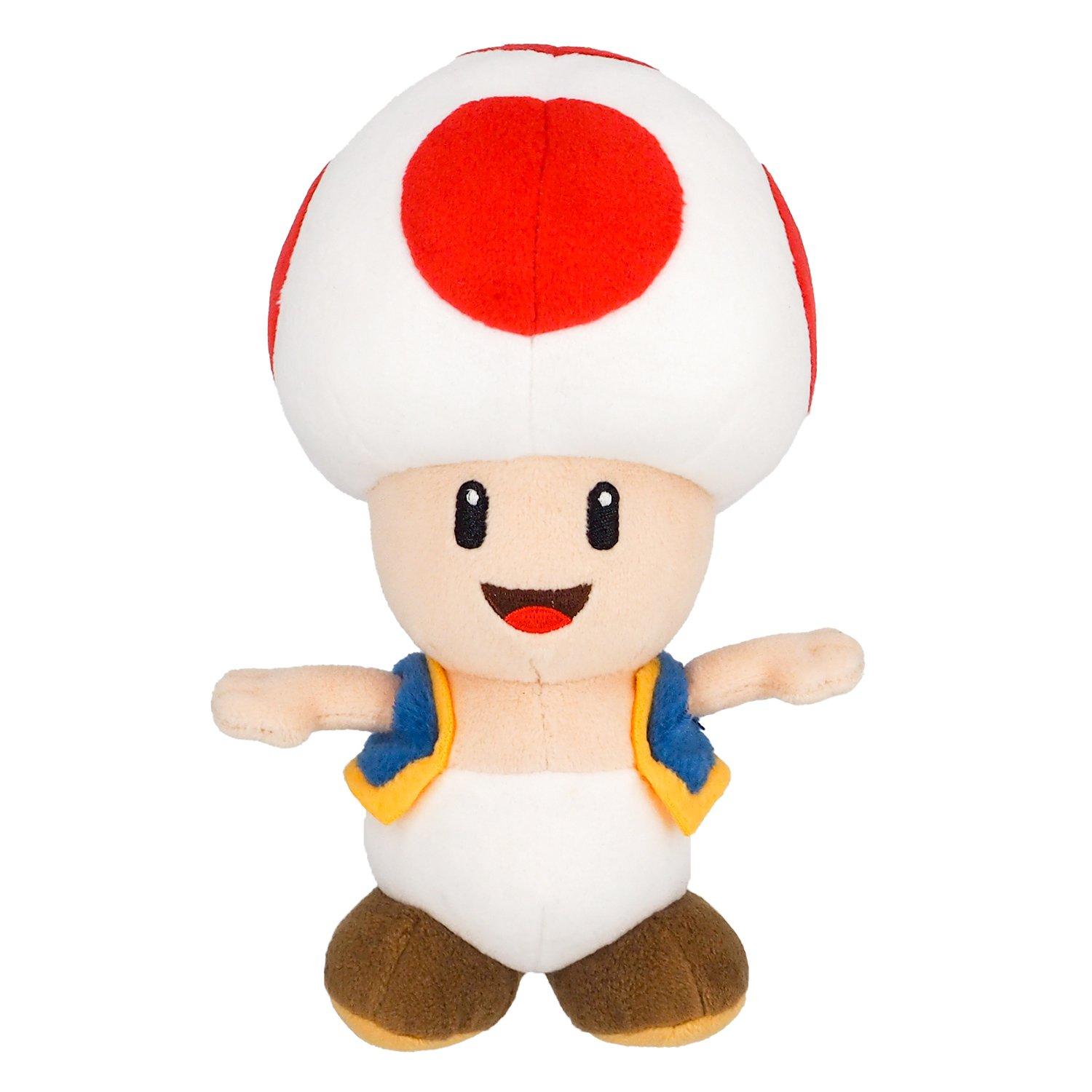 Super Mario  Official Toad Plush Small San-Ei