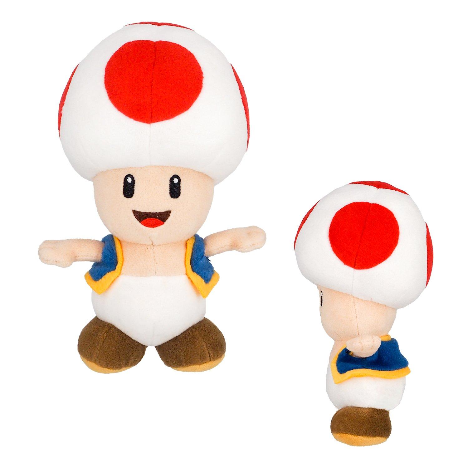 San-ei - Super Mario - Official Toad Plush Small - 2