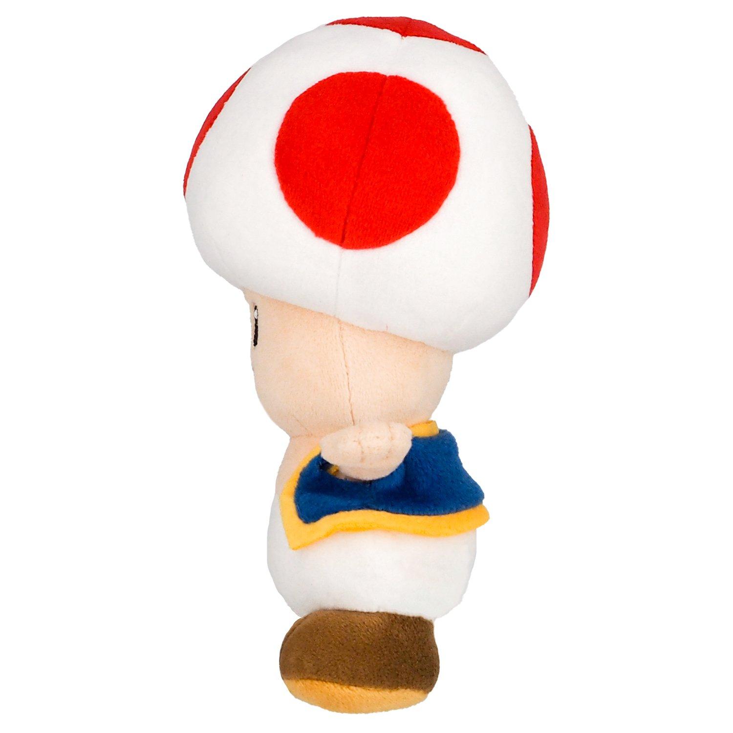 San-ei - Super Mario - Official Toad Plush Small - 3