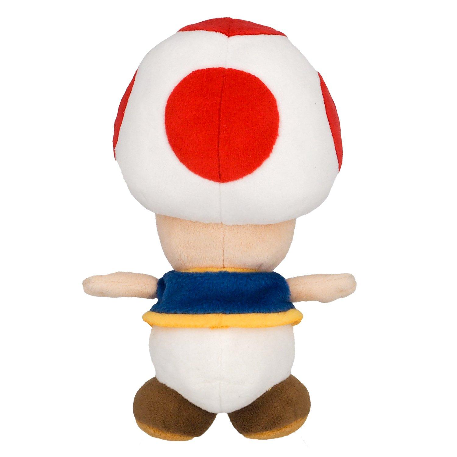 San-ei - Super Mario - Official Toad Plush Small - 4