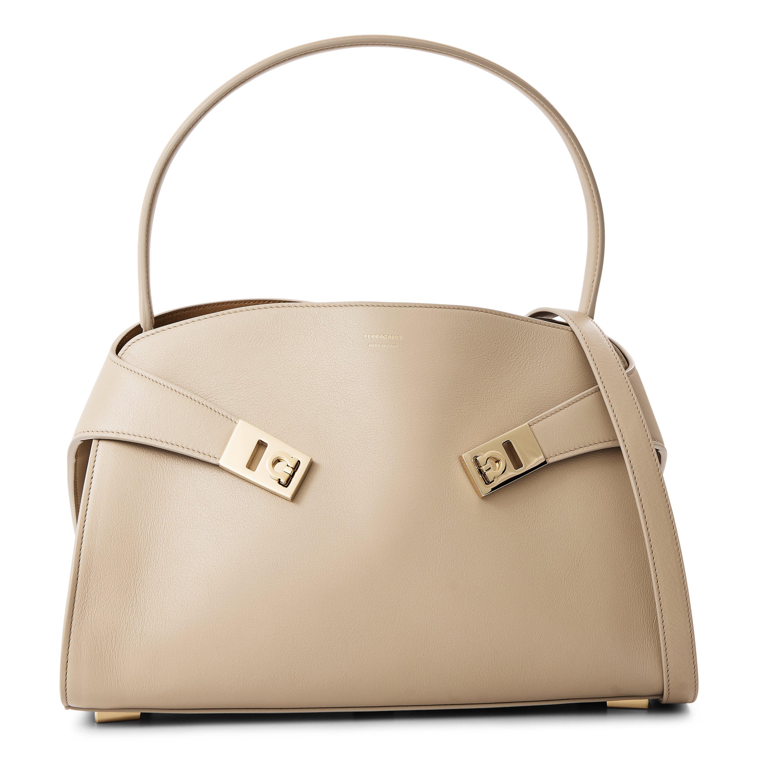 Ferragamo Women's Top Handle Bag - Stone