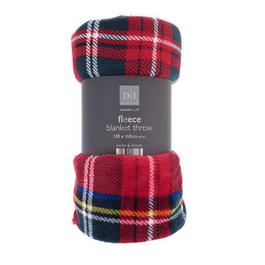 Country Club Blanket Throw Tartan Super Soft Flannel 130x160cm