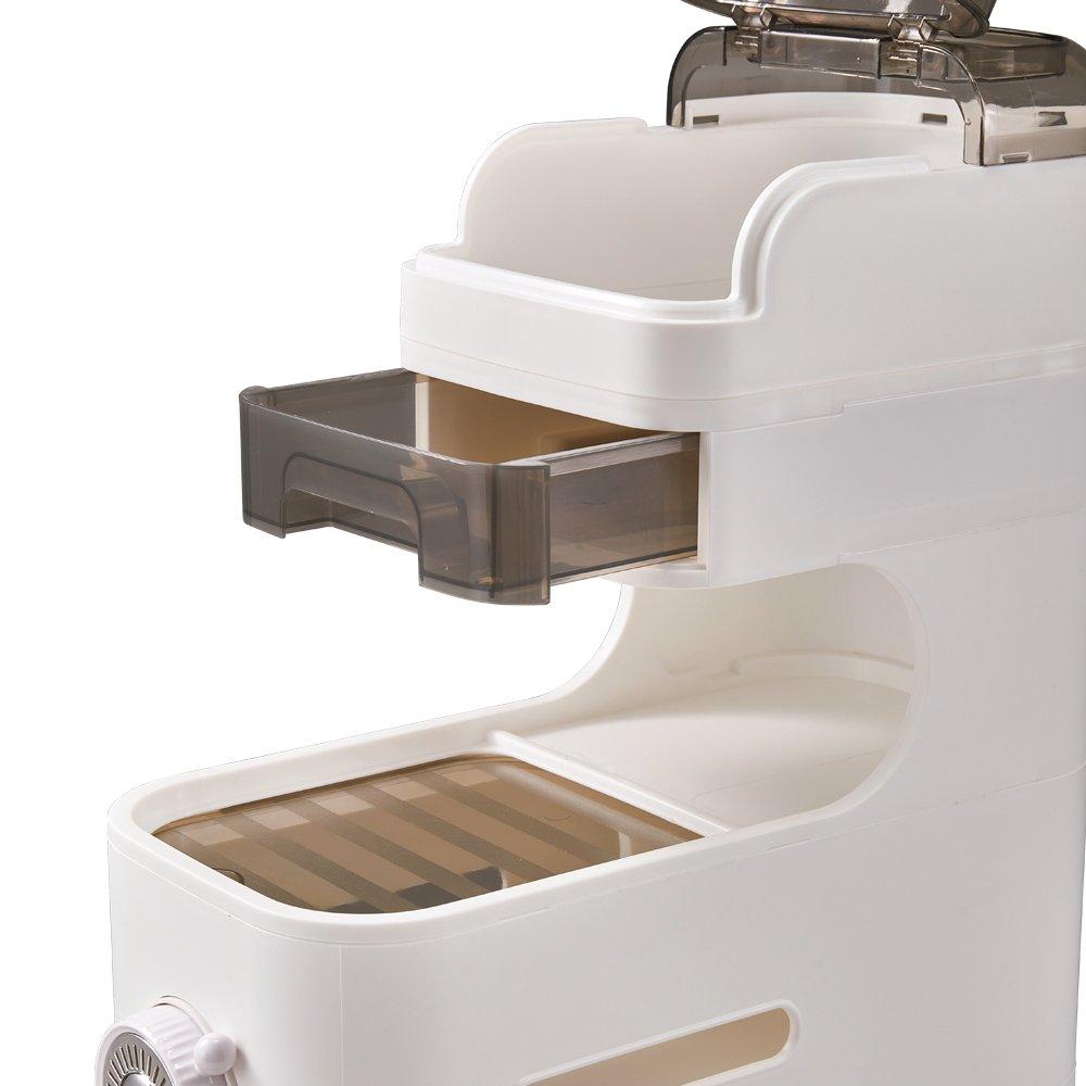 White - LIFE IDEAS - 6-Tier Narrow Organiser with Drawers and Wheels - 10