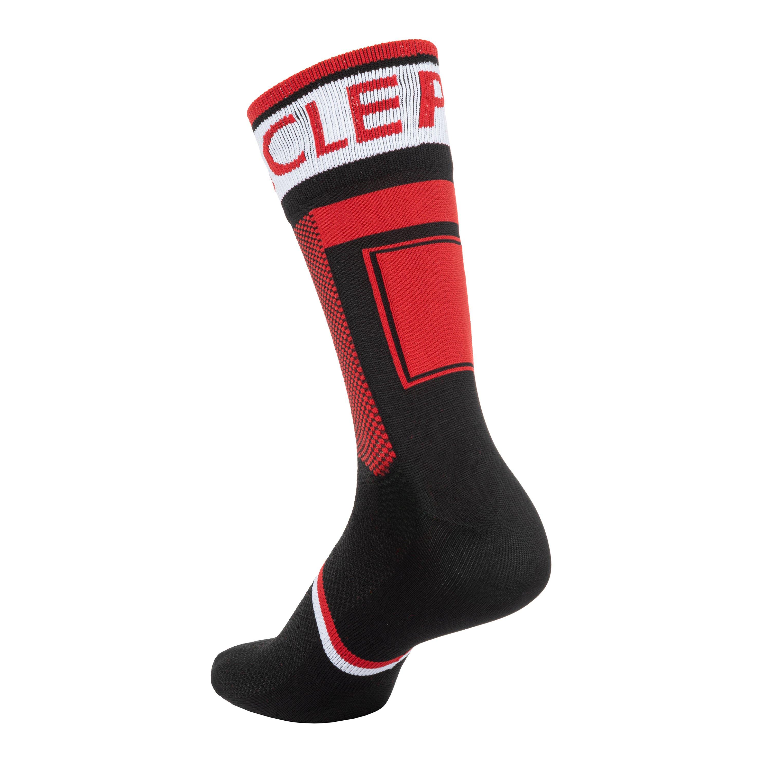 Crno/Crveno - Pinnacle - Cycling Sock Mens - 2