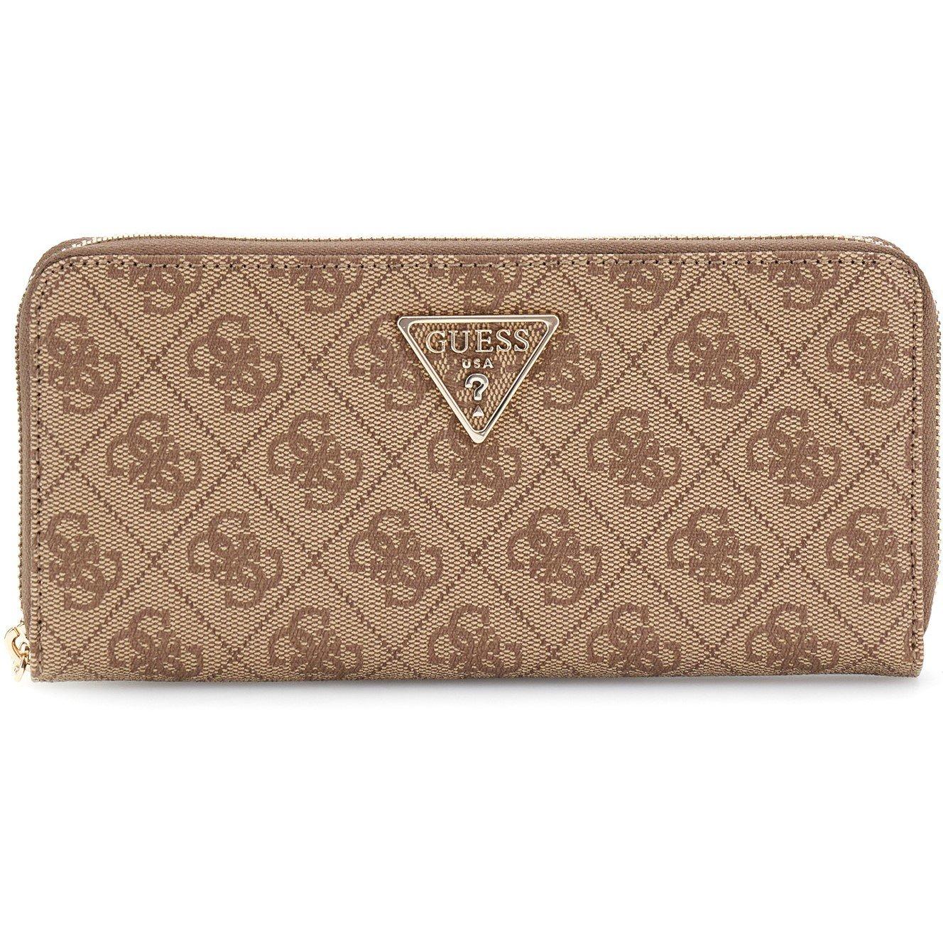Guess Women's Laurel Zip-Around Wallet - Latte