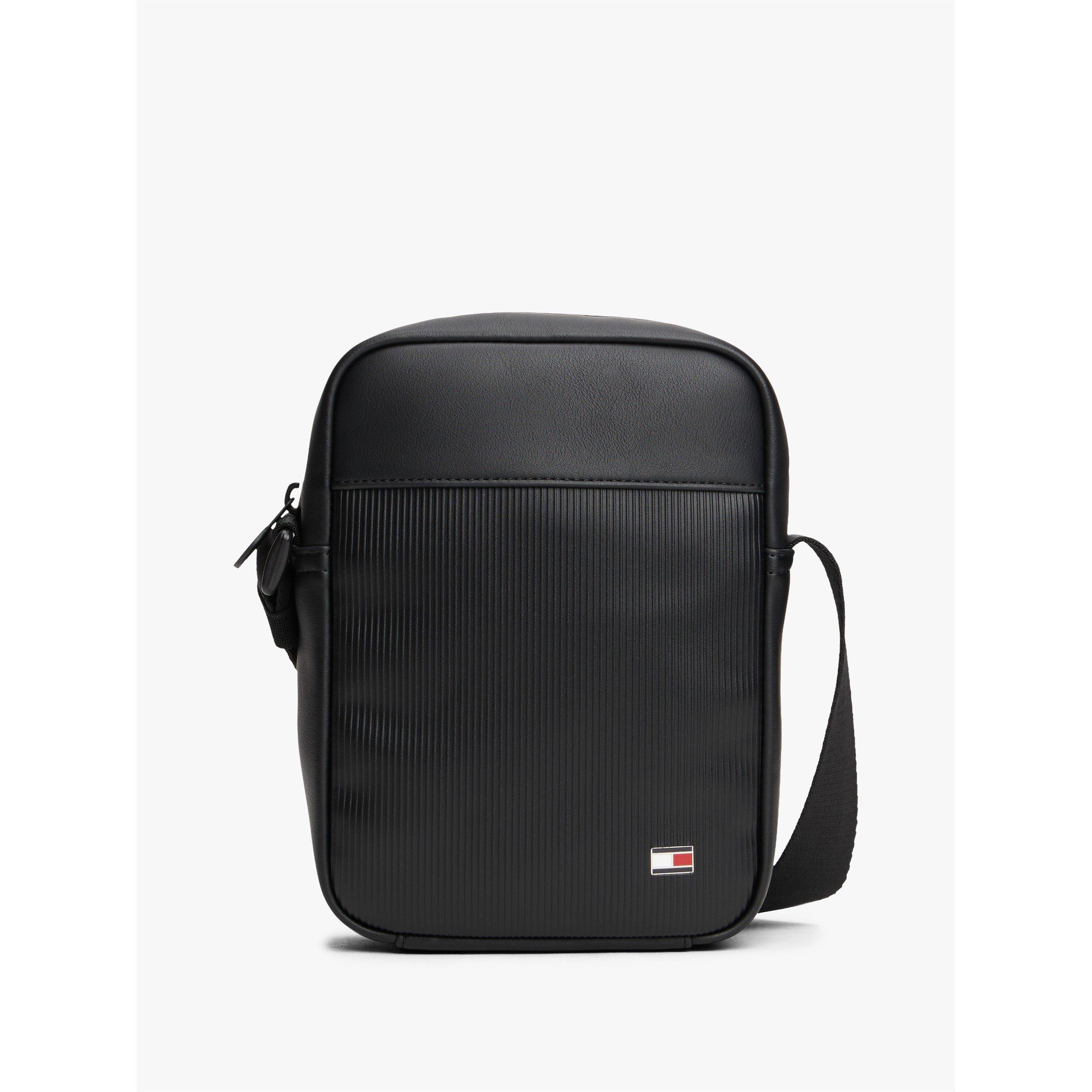 Black - Tommy Hilfiger - Flag Reporter Cross Body Bag - 1