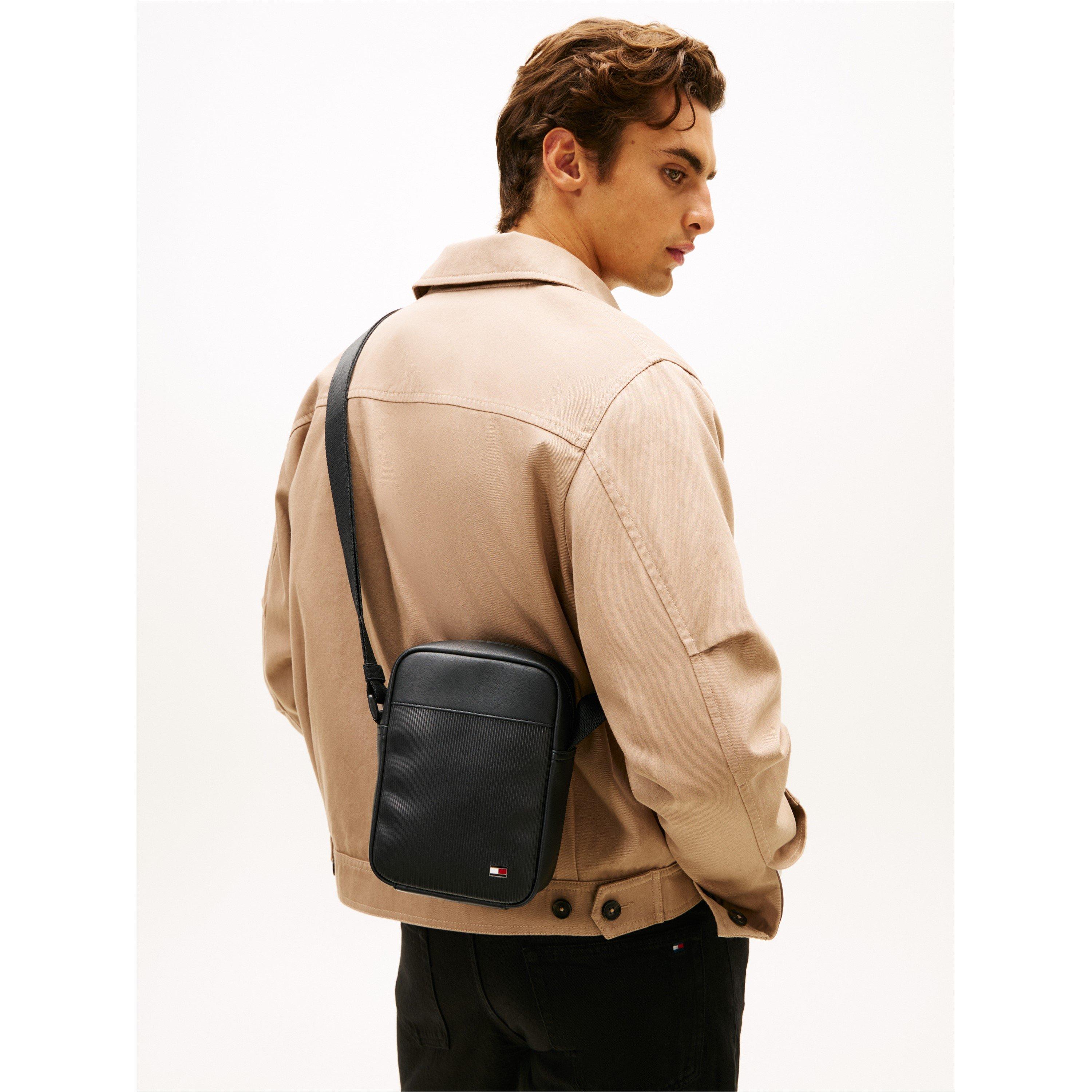 Noir - Tommy Hilfiger - Flag Reporter Bag - 2