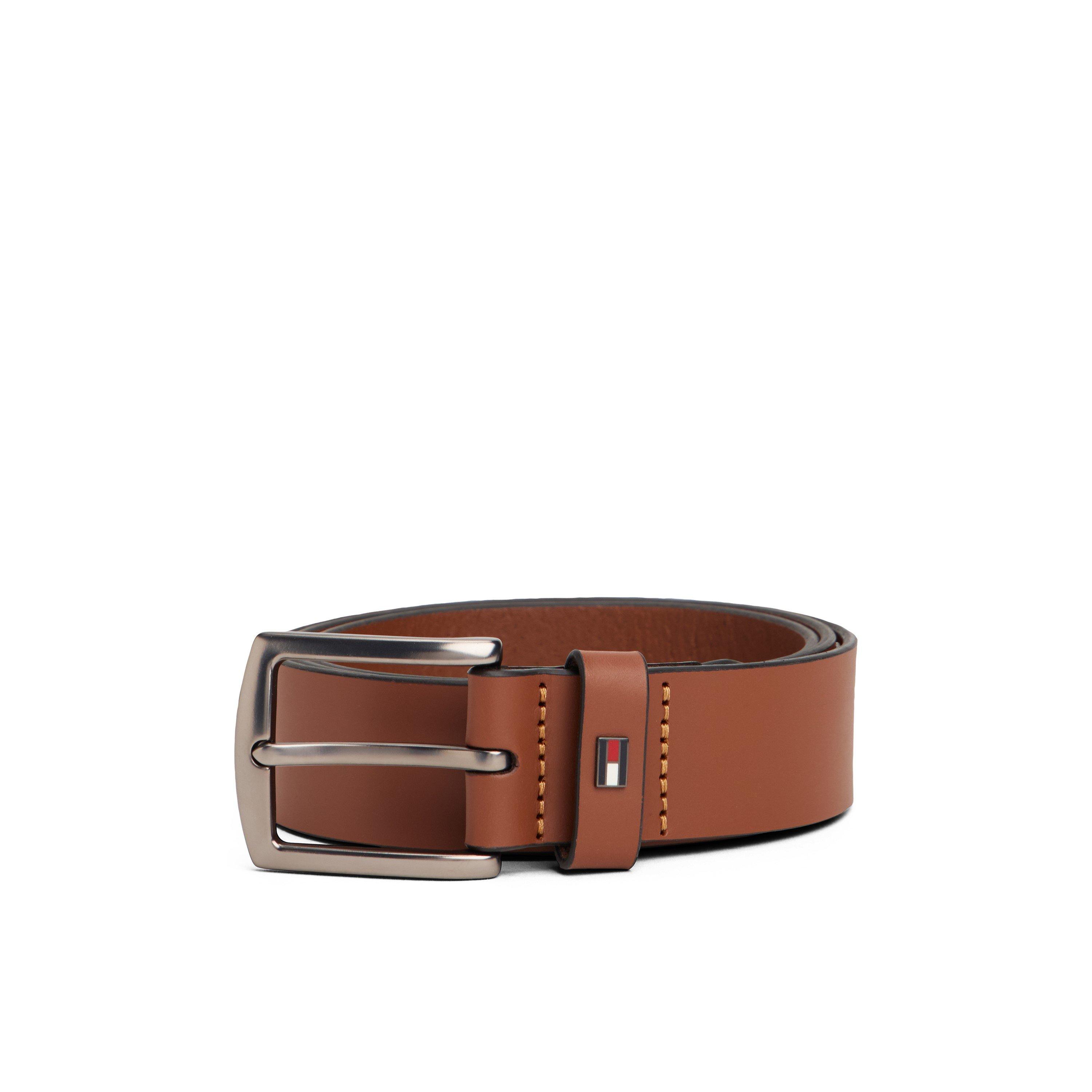 Winter Cognac - Tommy Hilfiger - Denton Enamel Flag Leather Belt - 4