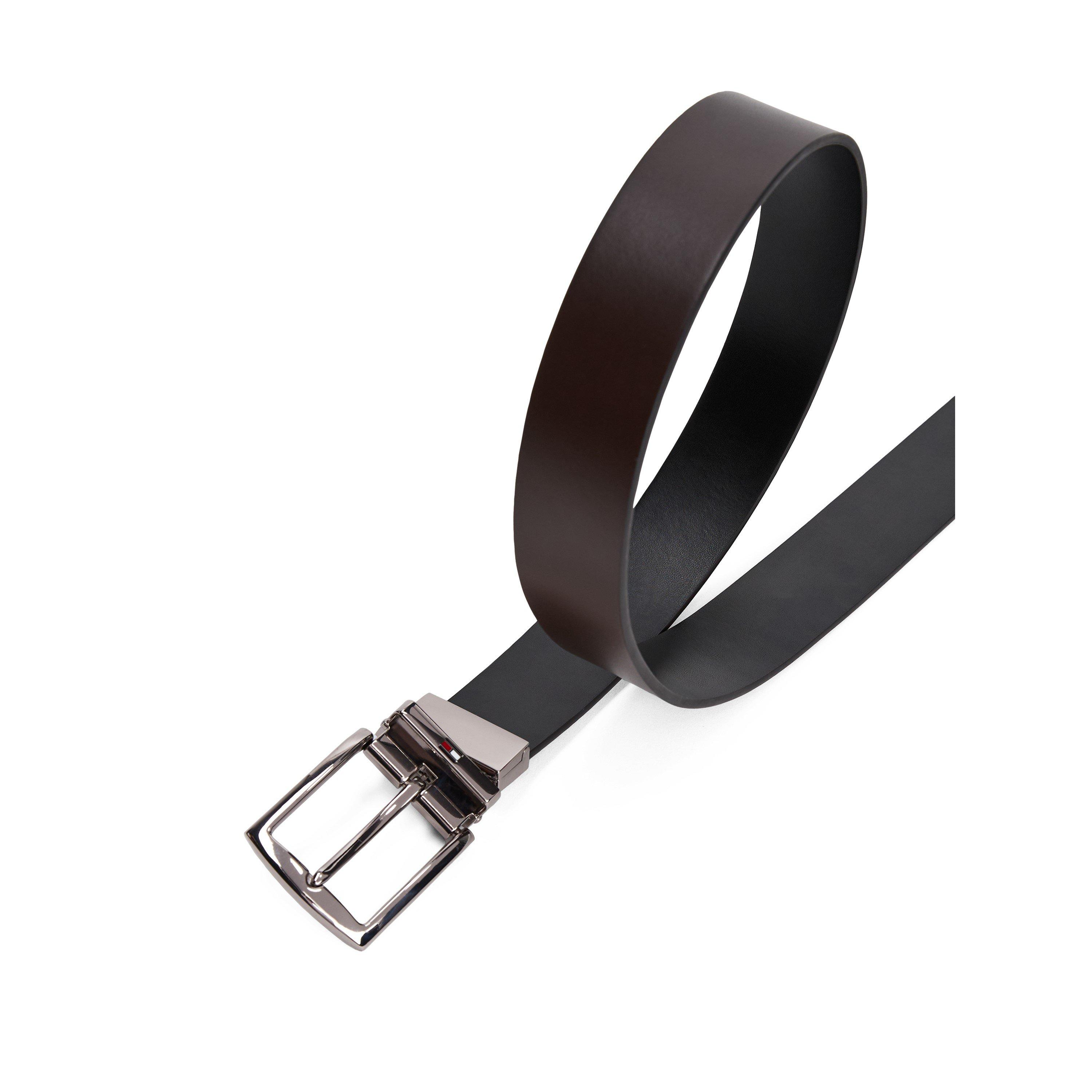 Testa Di Moro - Tommy Hilfiger - Denton Reversible Square Buckle Leather Belt - 3