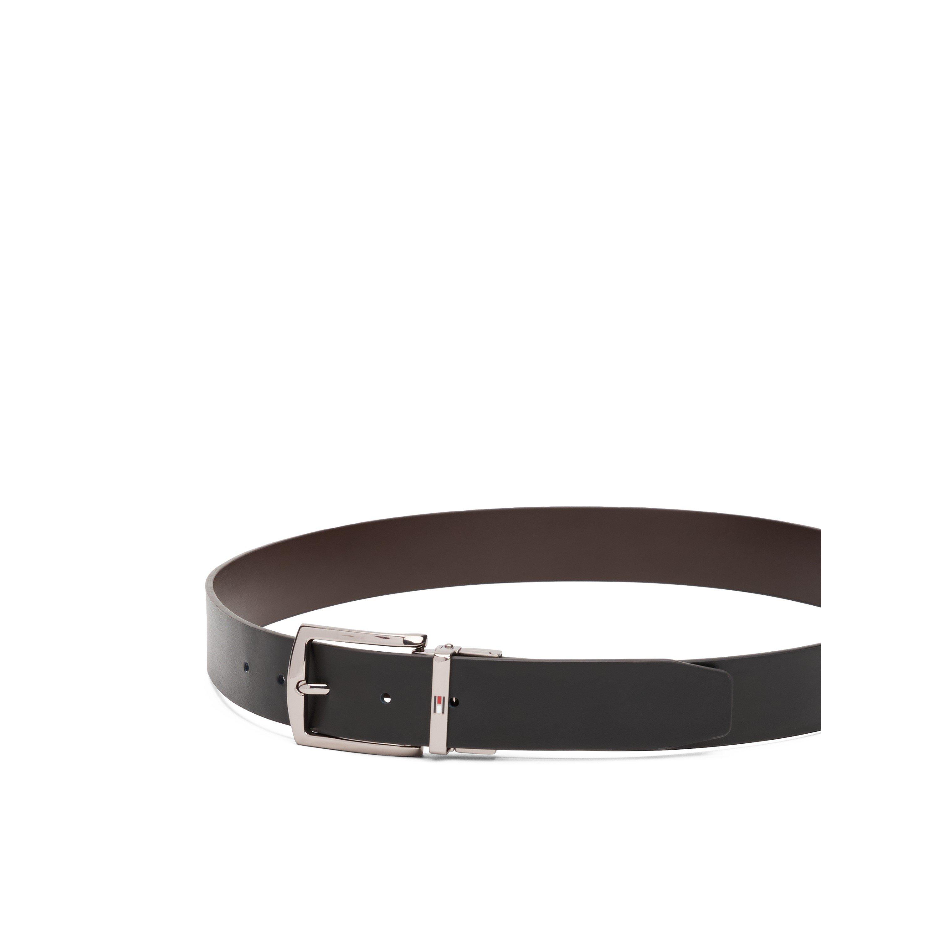 Testa Di Moro - Tommy Hilfiger - Denton Reversible Square Buckle Leather Belt - 4