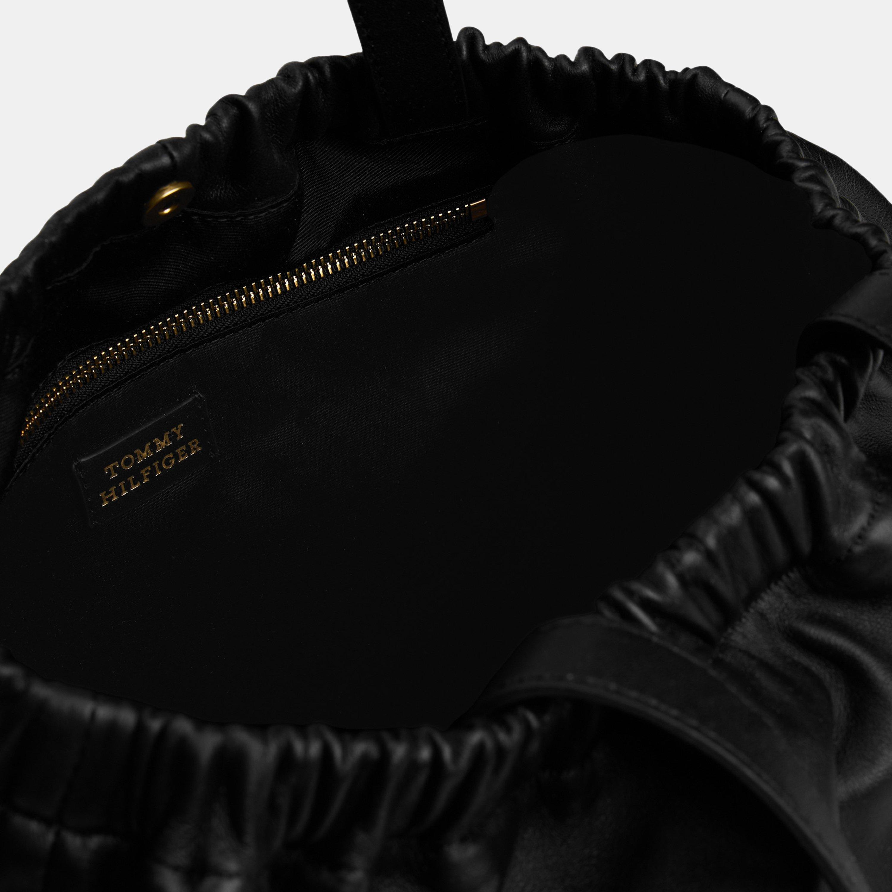 Schwarz - Tommy Hilfiger - Tommy Leather Tote Ld62 - 5