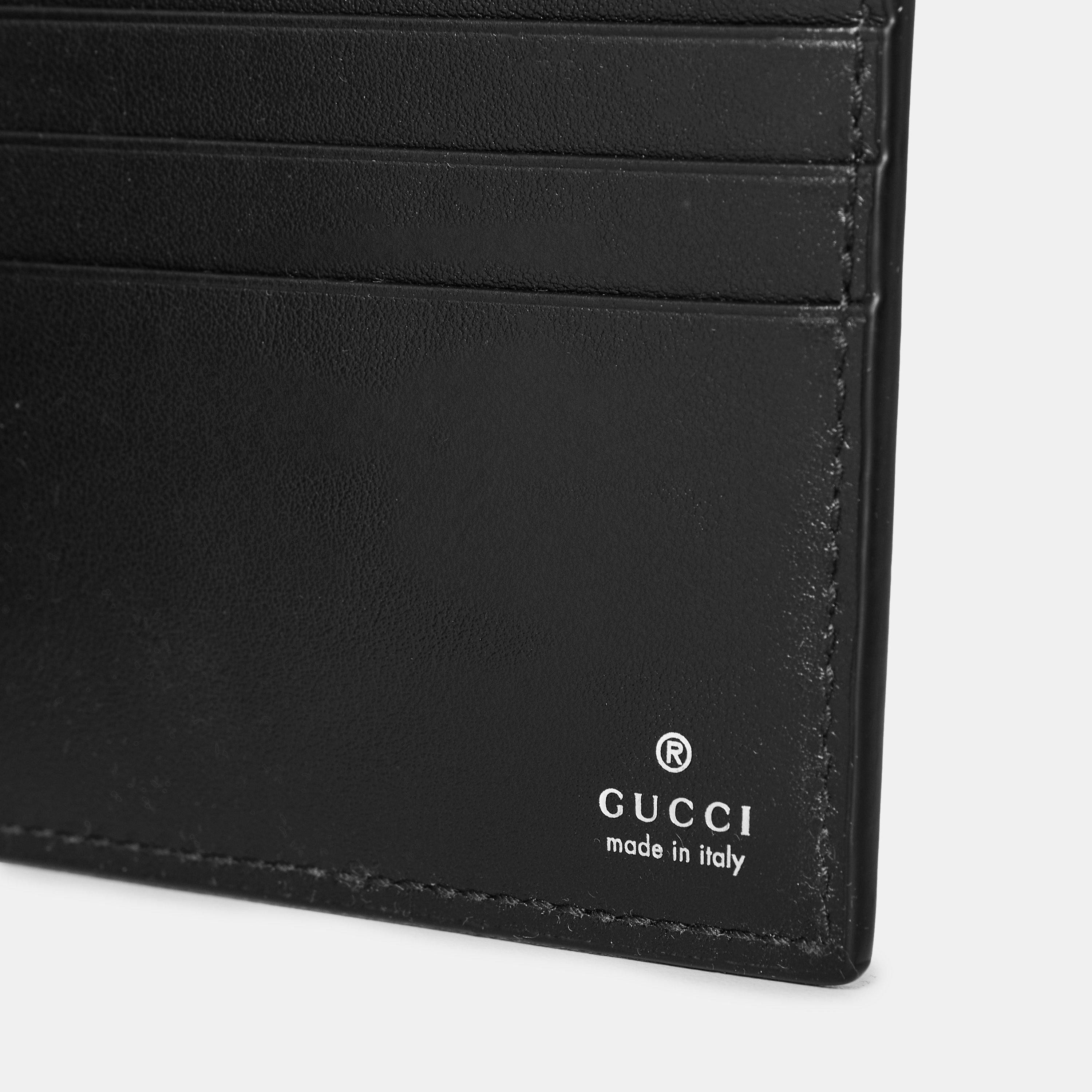 Black - Gucci - Men's Buckle Billfold Wallet - 3