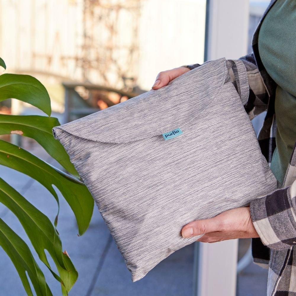 Grey - Purflo - Total Eclipse Portable Blackout Blind - 2