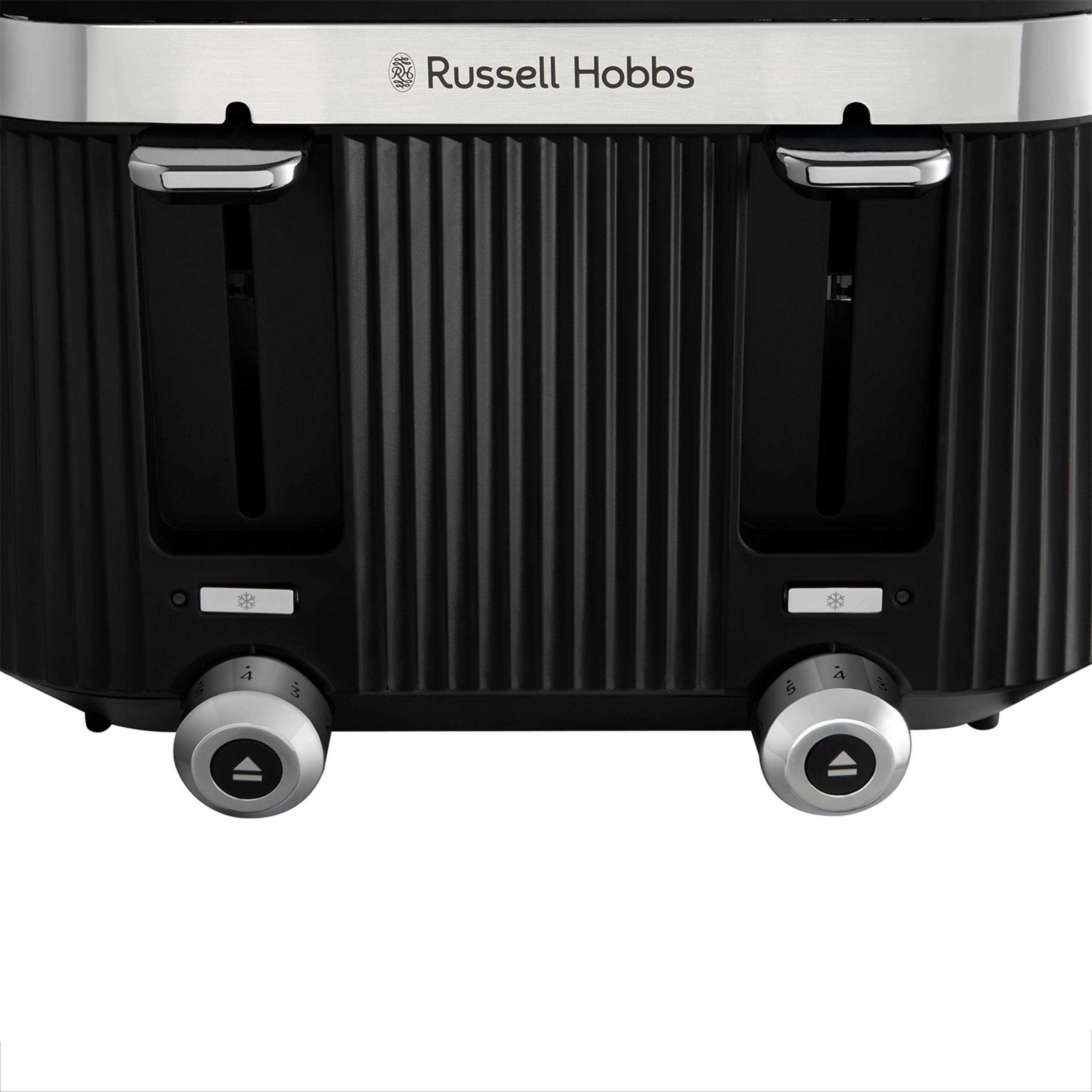 Black - Russell Hobbs - Bronte Kettle and 4 Slice Toaster Set - 11