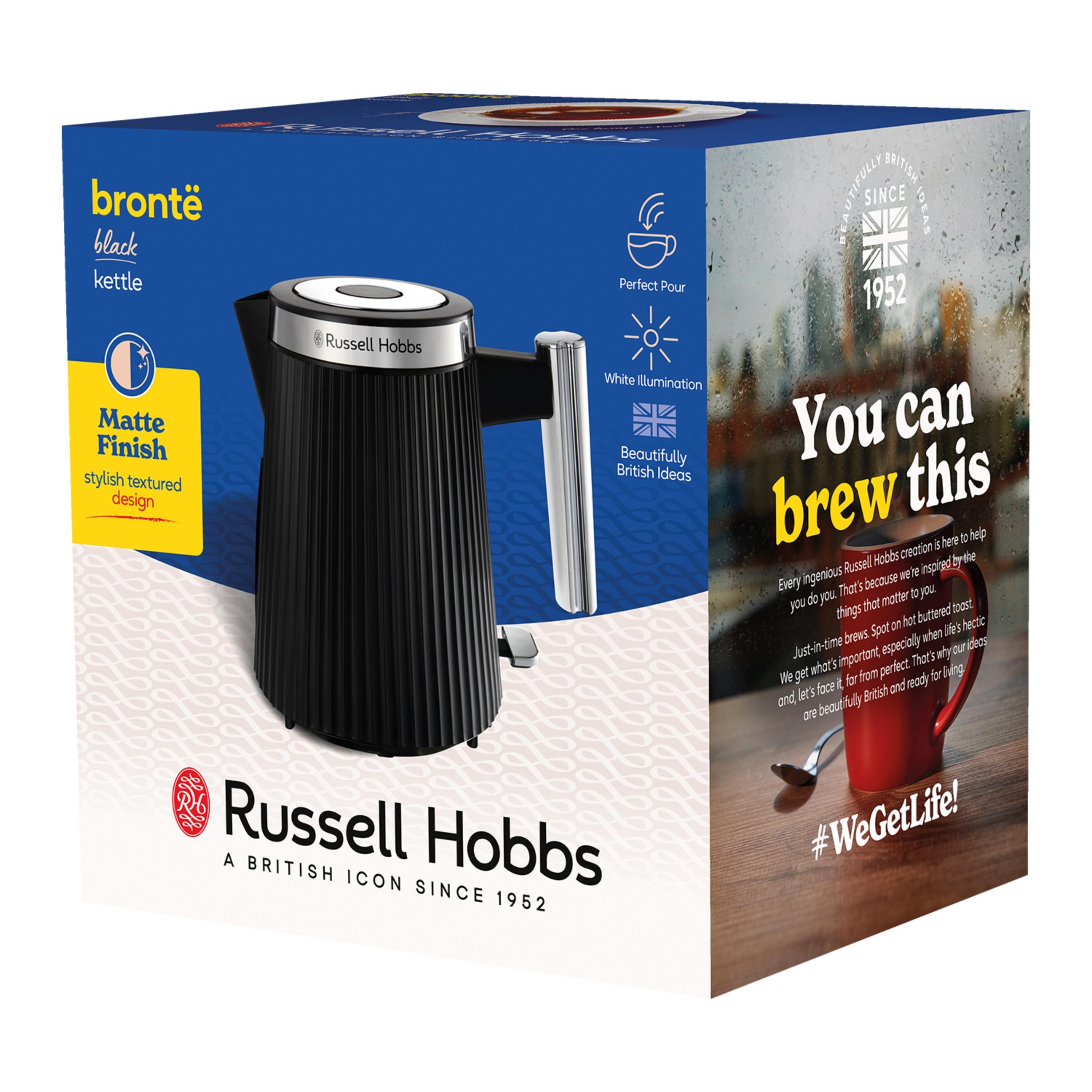 Black - Russell Hobbs - Bronte Kettle and 4 Slice Toaster Set - 14