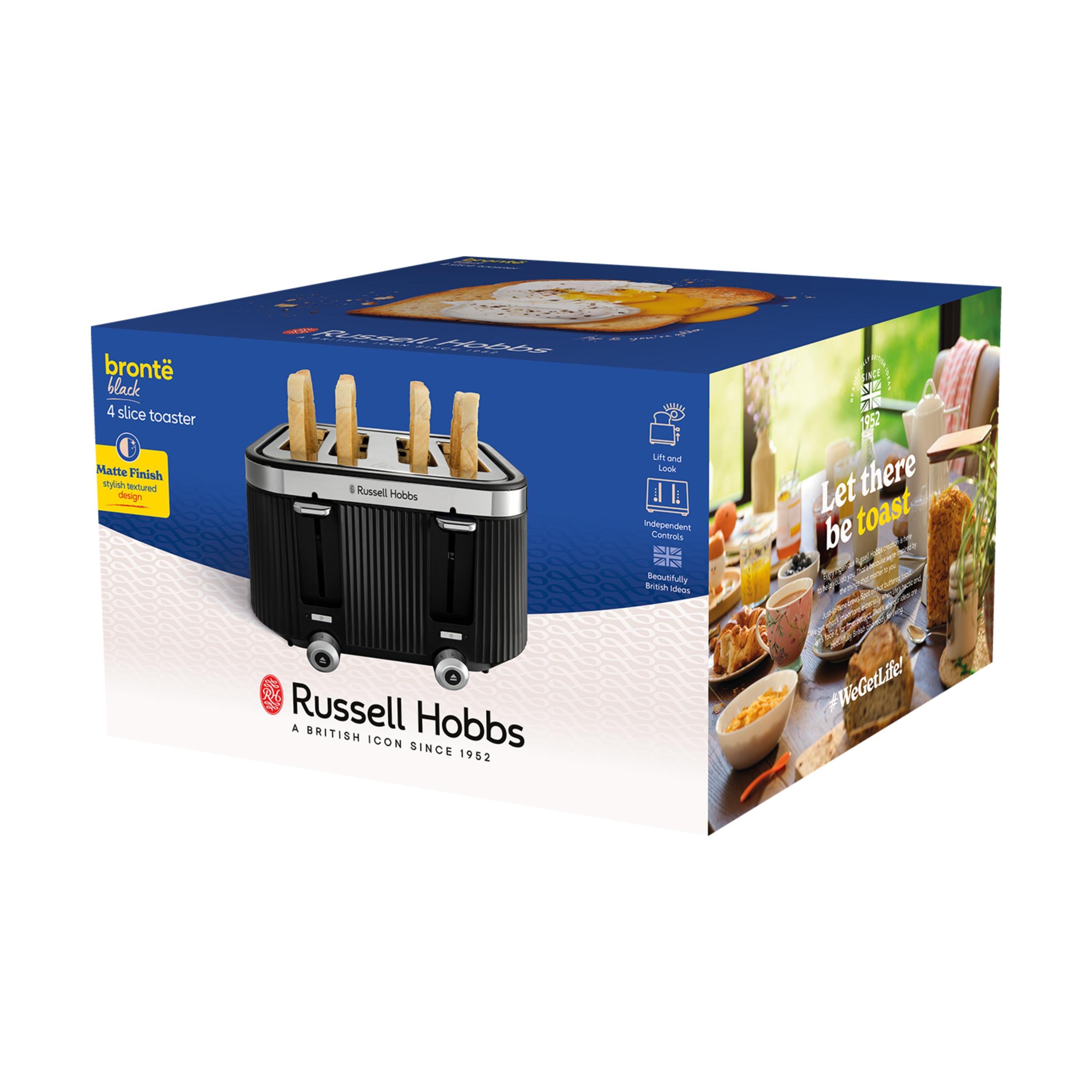 Black - Russell Hobbs - Bronte Kettle and 4 Slice Toaster Set - 15