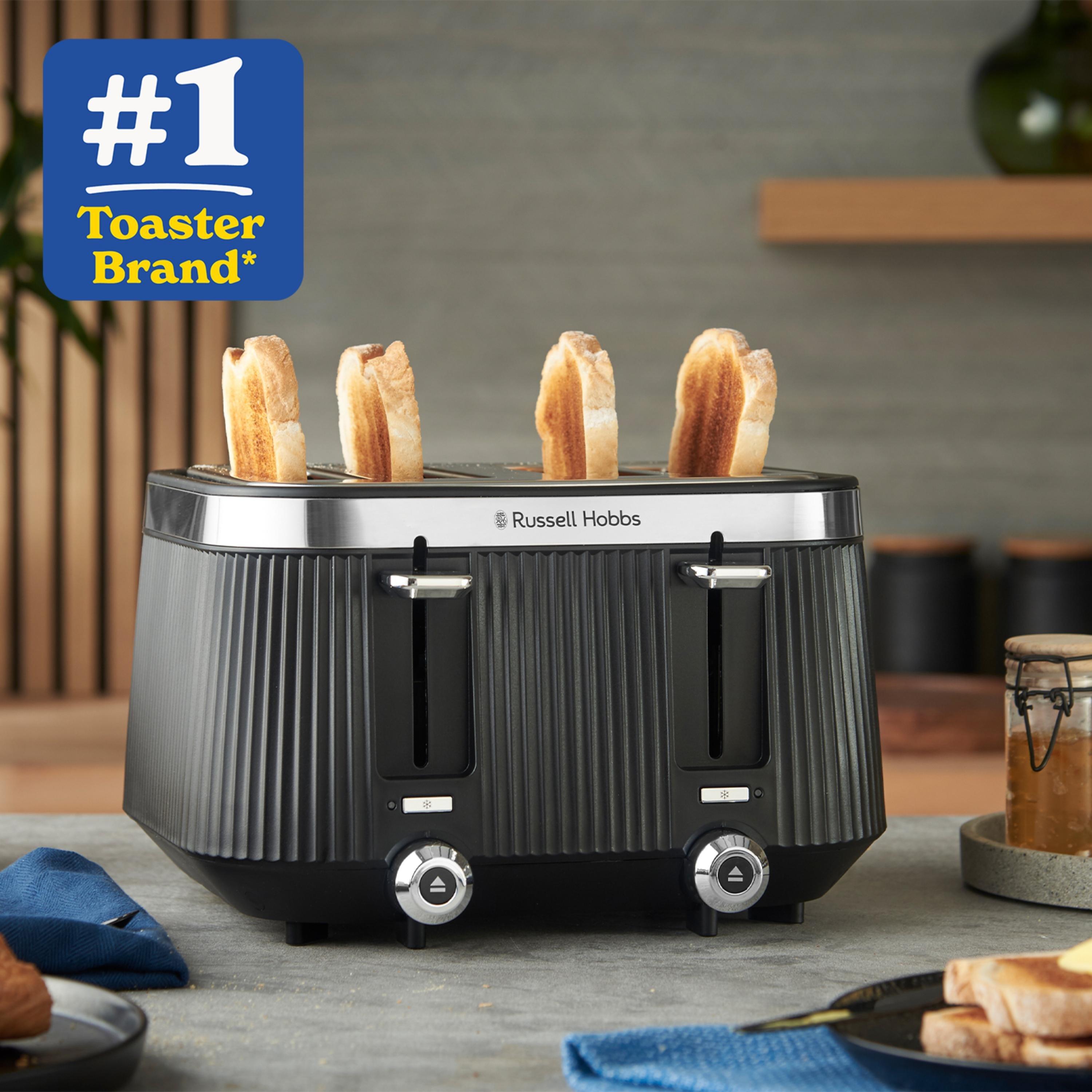 Black - Russell Hobbs - Bronte Kettle and 4 Slice Toaster Set - 3