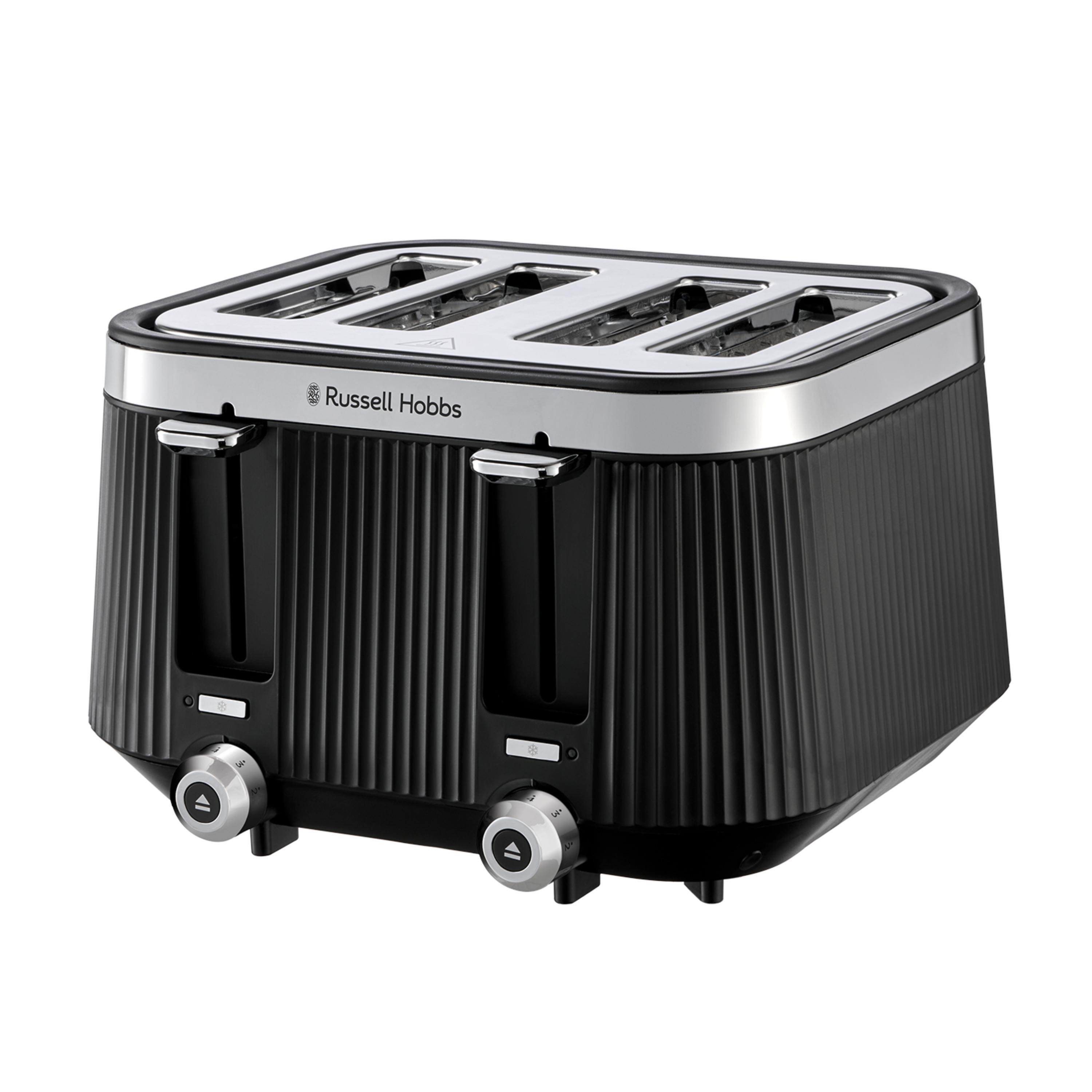 Black - Russell Hobbs - Bronte Kettle and 4 Slice Toaster Set - 10