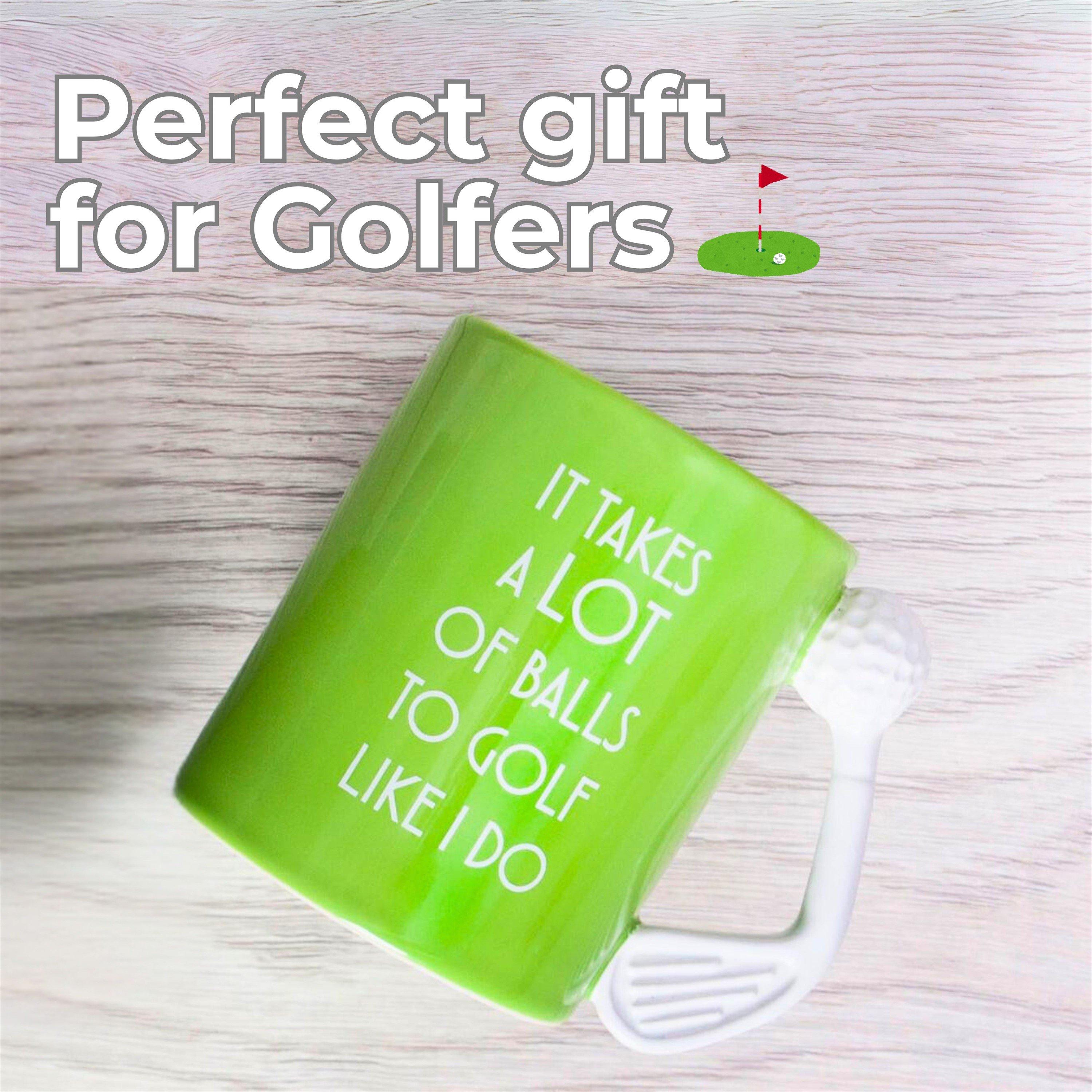 Green - Boxer Gifts - Golf Mug - Takes A Lot Of Balls - 2