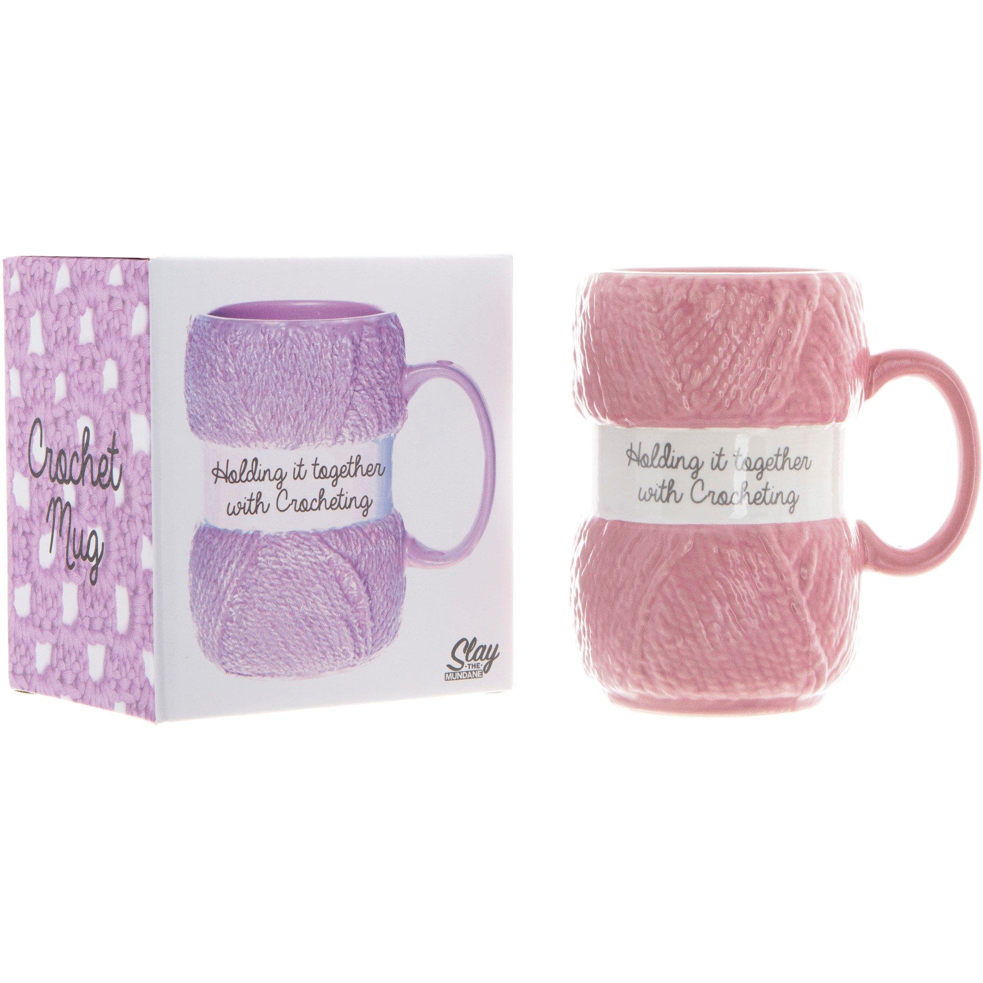 Multi - Boxer Gifts - Crochet Mug - Holding It Together - 5