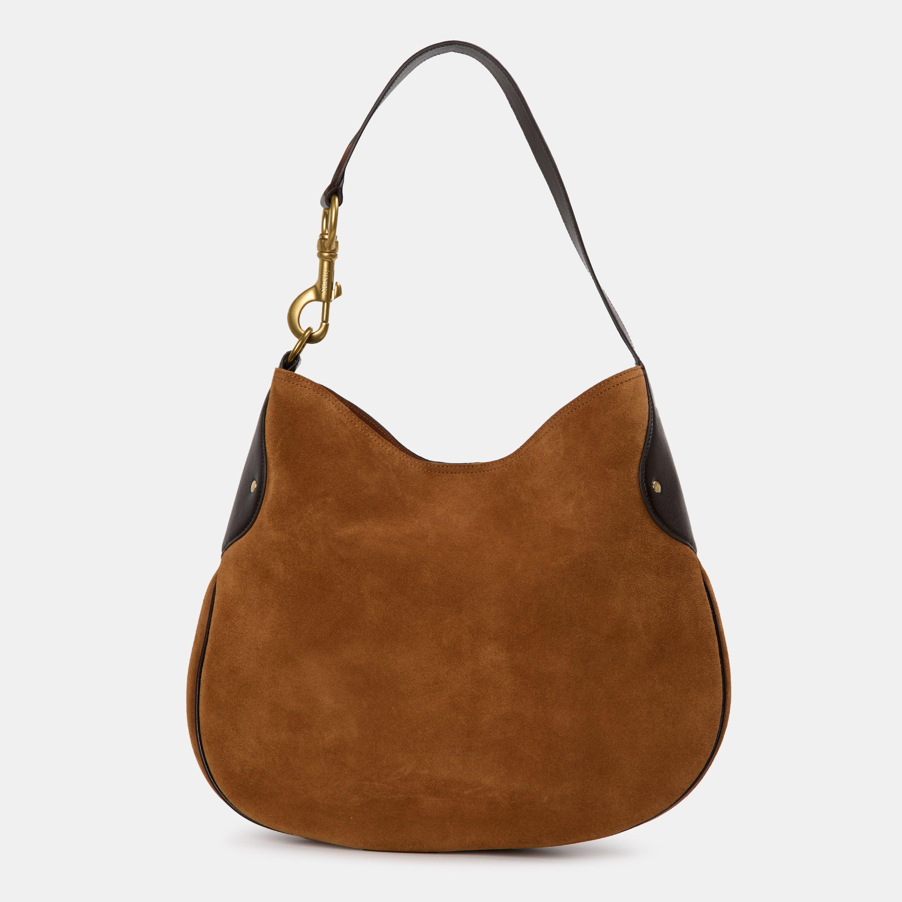 Vintage Oak - Mulberry - Women's Hackney Hobo Bags - 1