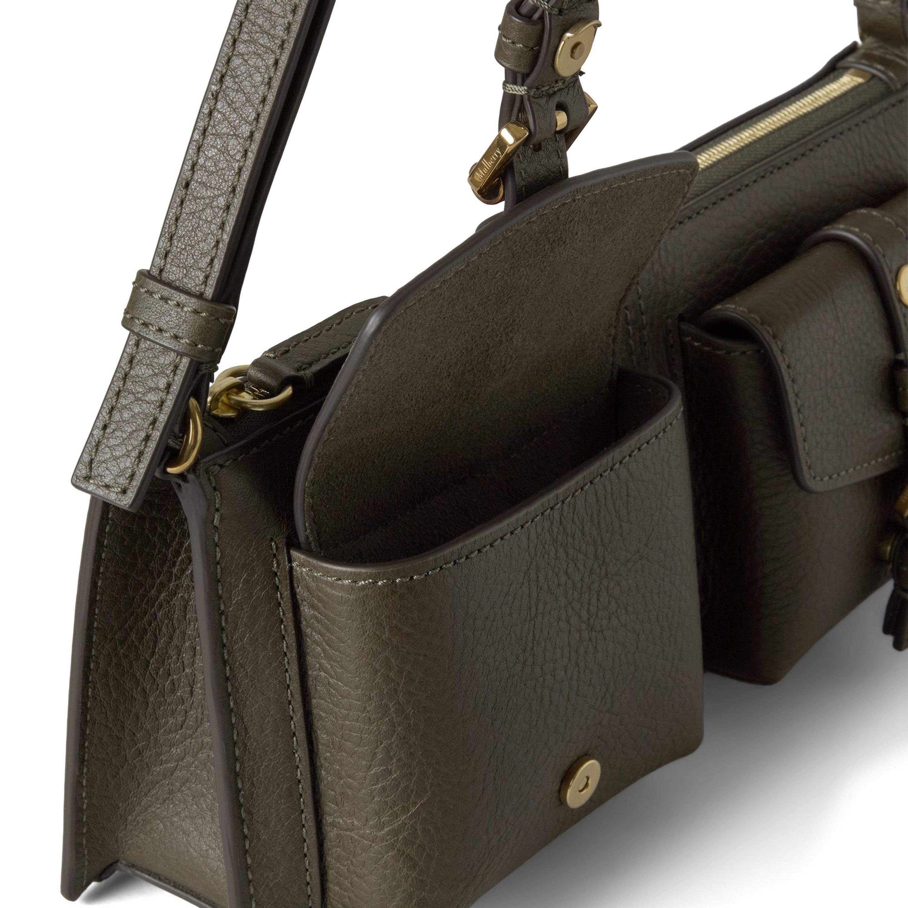 Juniper Green - Mulberry - Women's Mini Roxanne Satchel Bag - 4