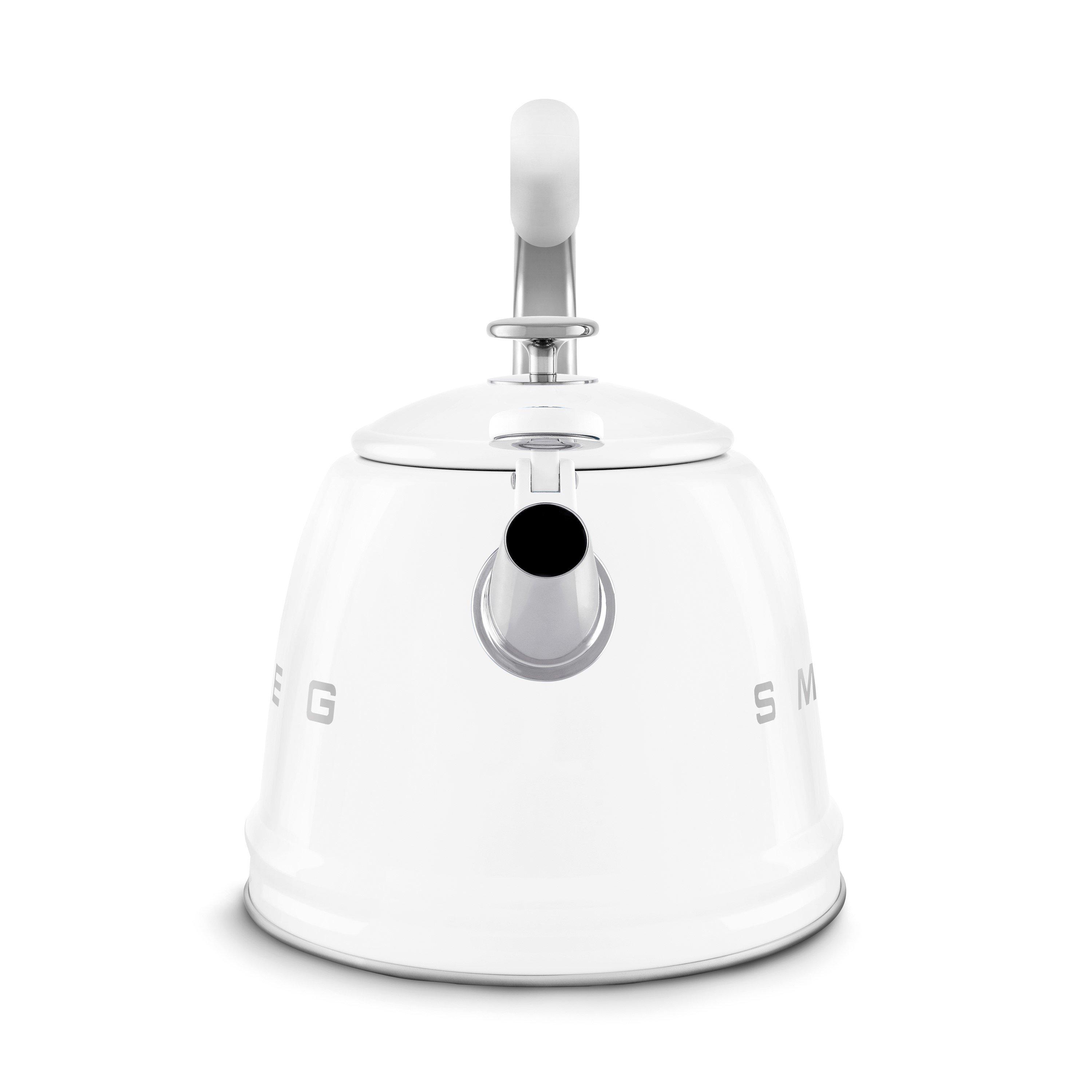 White - Smeg - 50's Style Whistling Kettle - 2