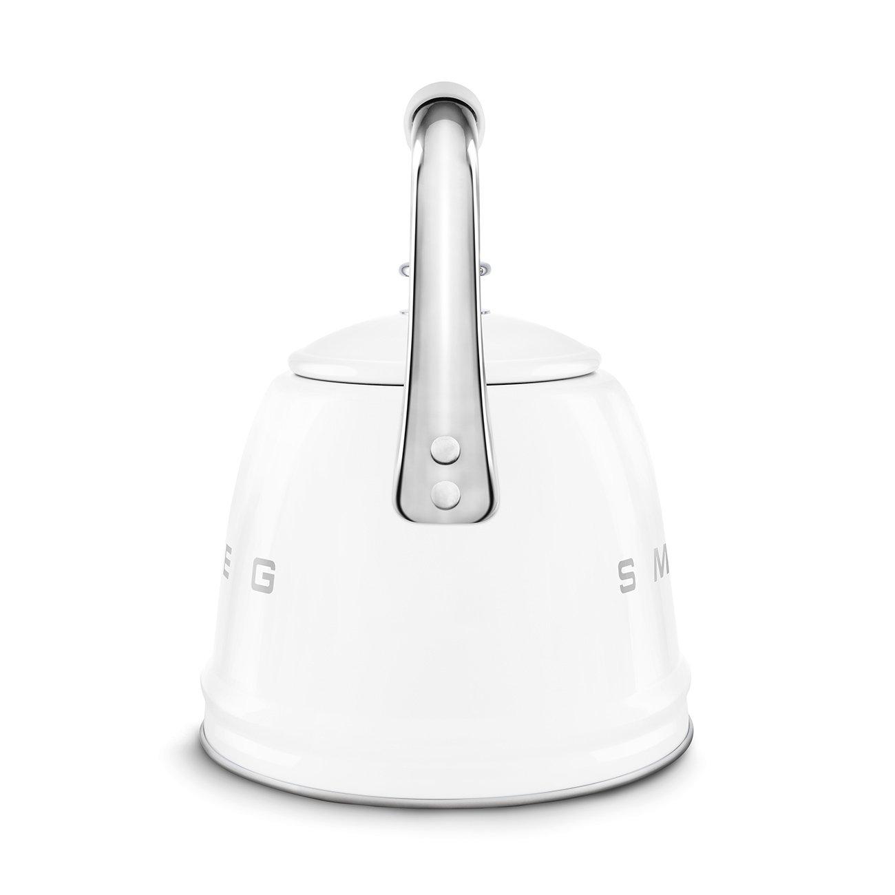 White - Smeg - 50's Style Whistling Kettle - 3