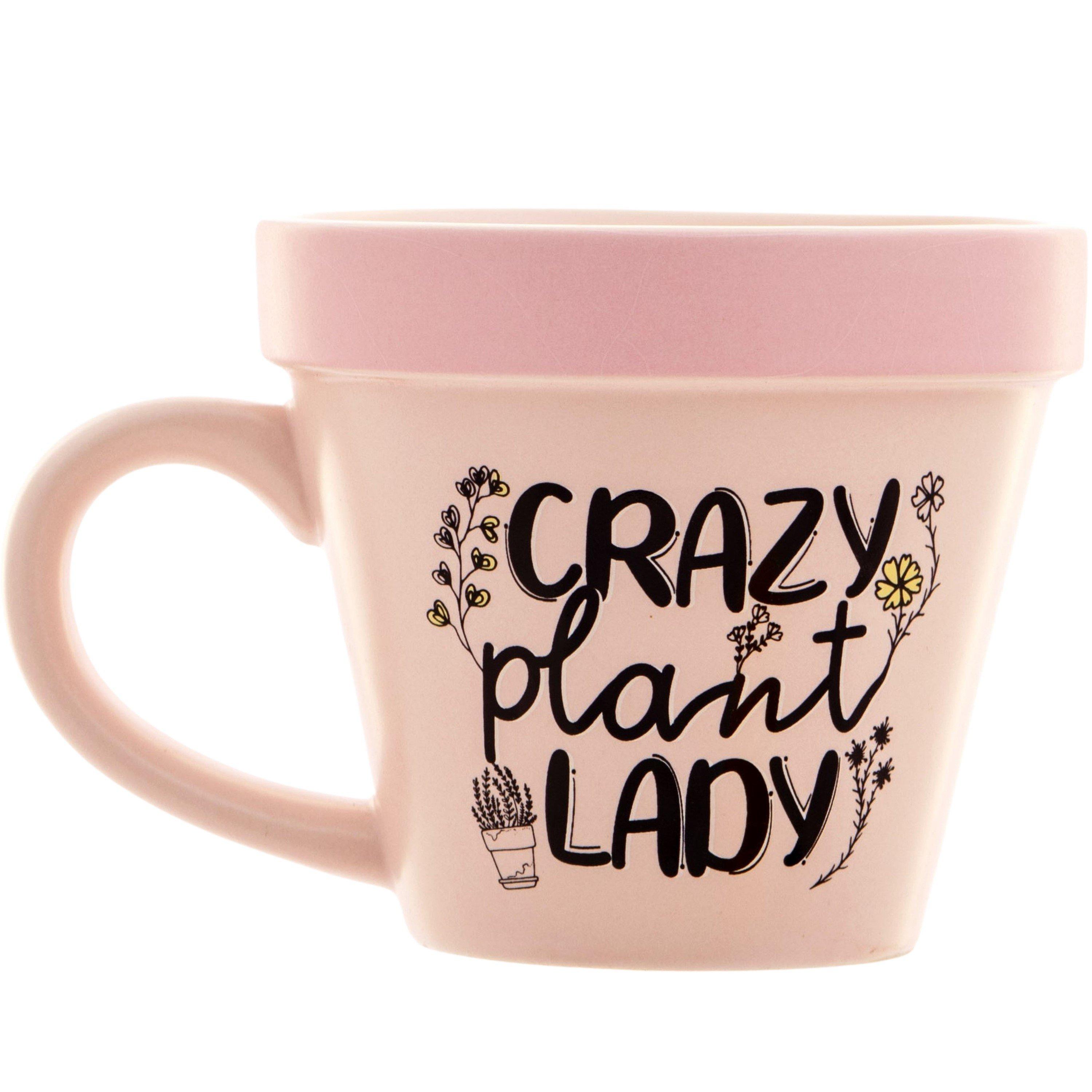 Pink - Boxer Gifts - Plant-a-holic Mugs - Crazy Plant Lady - Gift - 1
