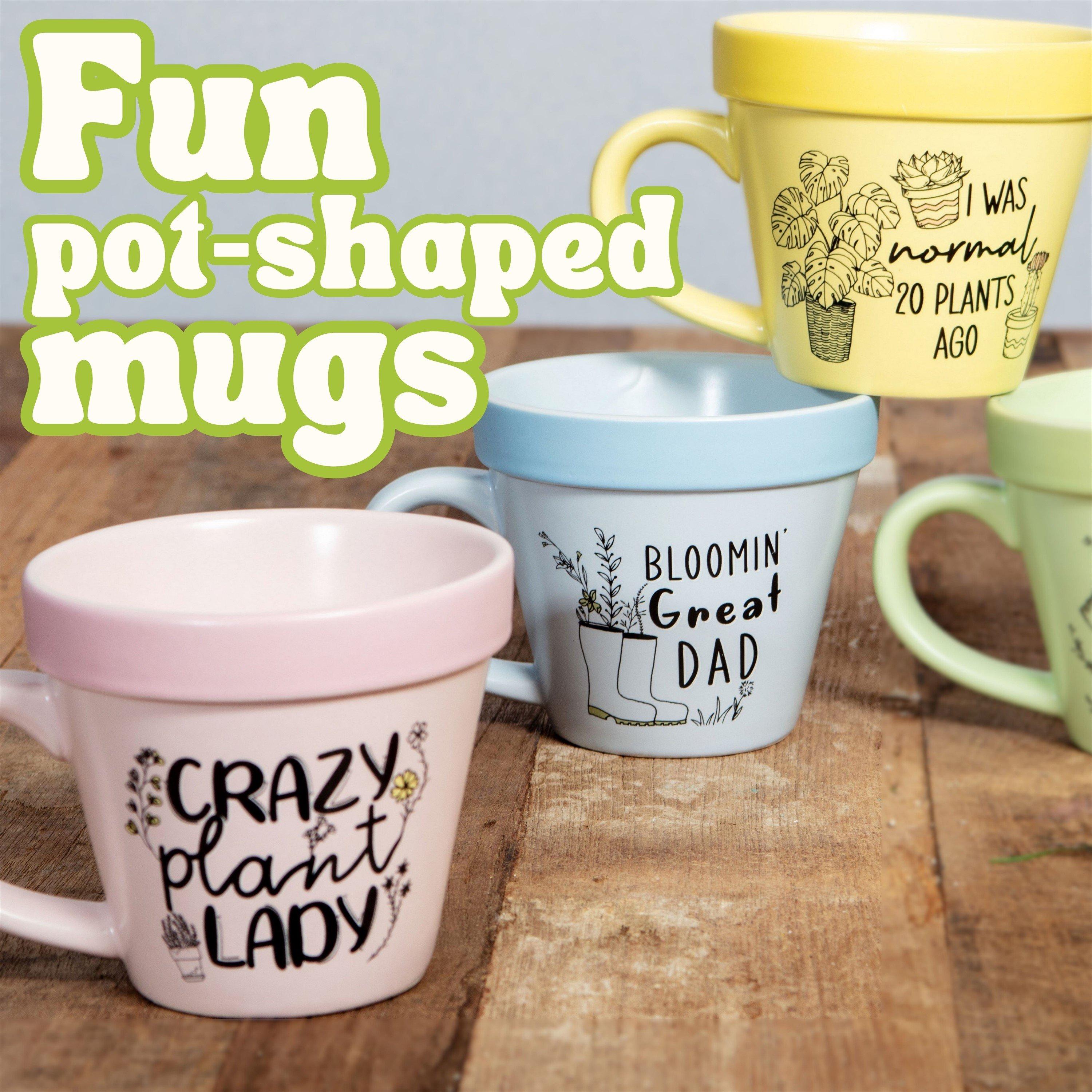 Pink - Boxer Gifts - Plant-a-holic Mugs - Crazy Plant Lady - Gift - 3