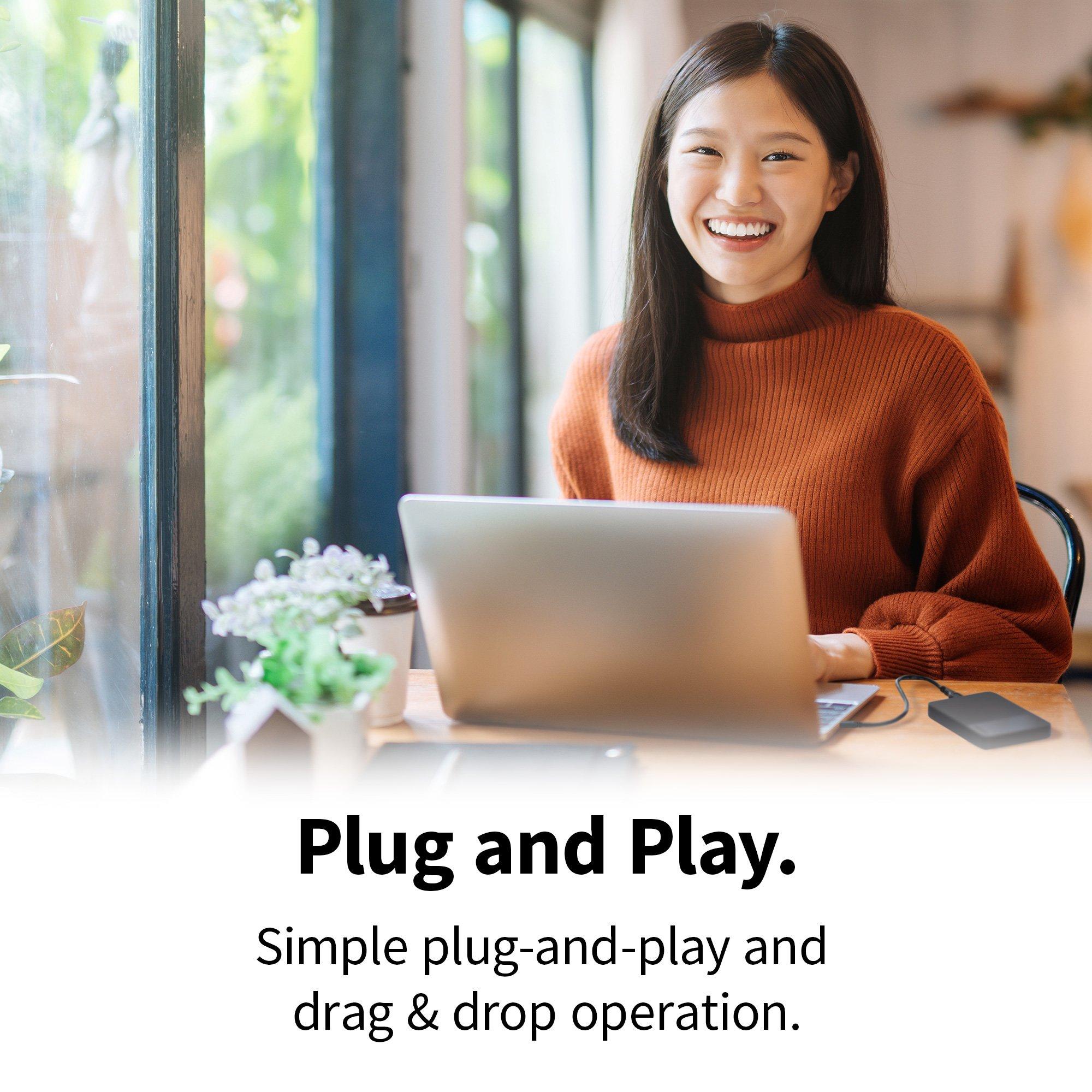 Black - Toshiba - Canvio Ready 2TB USB-A Portable External Hard Drive - 3