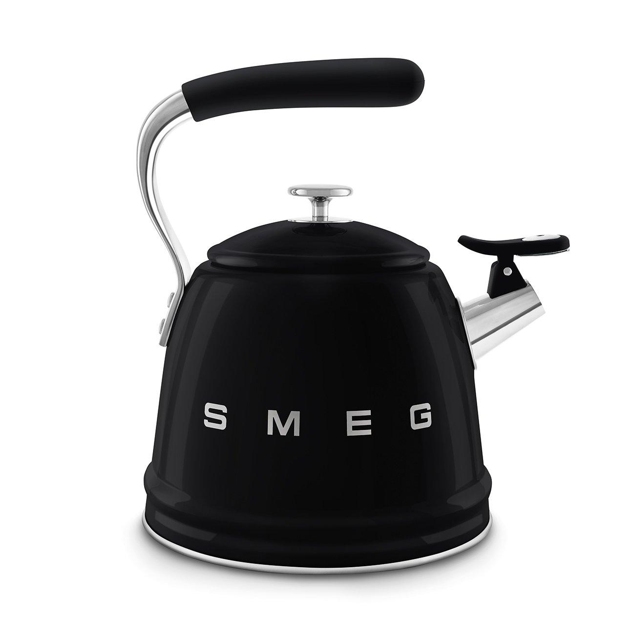 Black - Smeg - Whistling Kettle in Black - 3