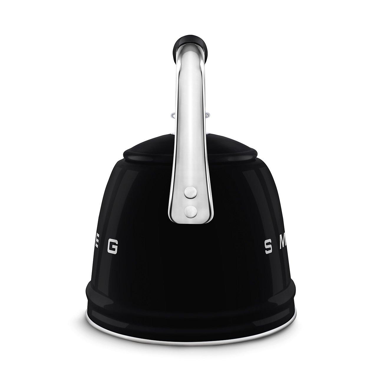 Black - Smeg - Whistling Kettle in Black - 4