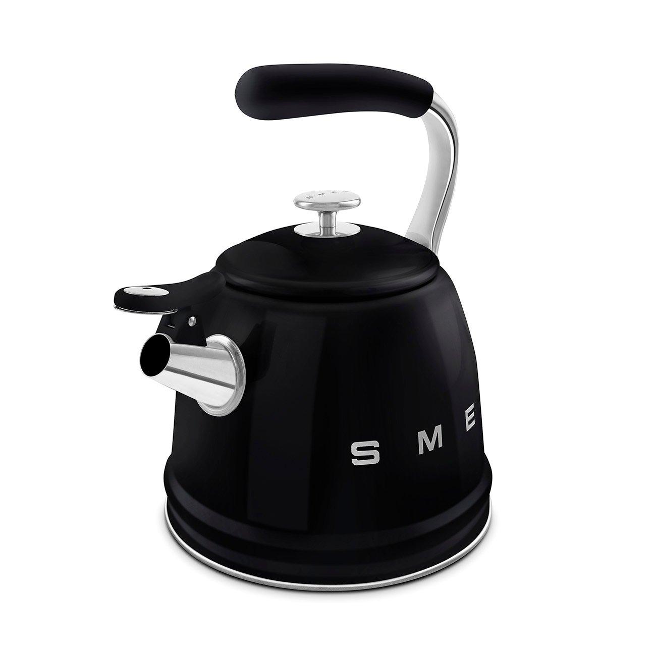 Black - Smeg - Whistling Kettle in Black - 6