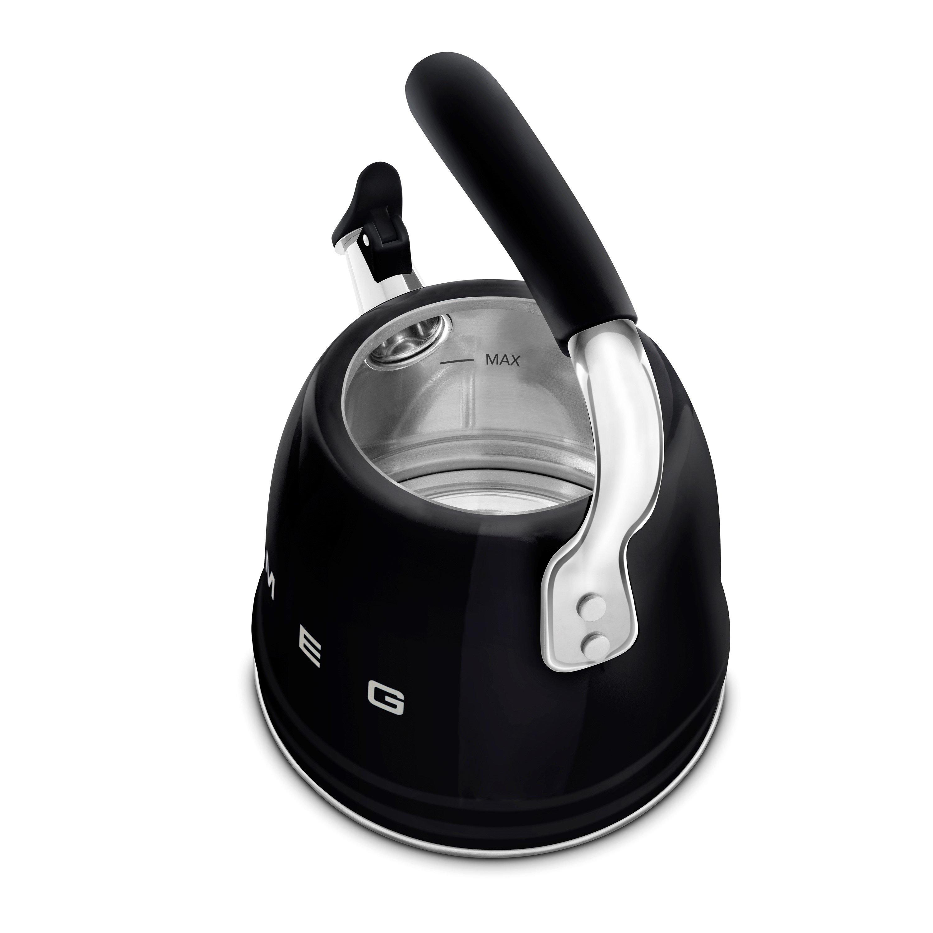 Black - Smeg - Whistling Kettle in Black - 7