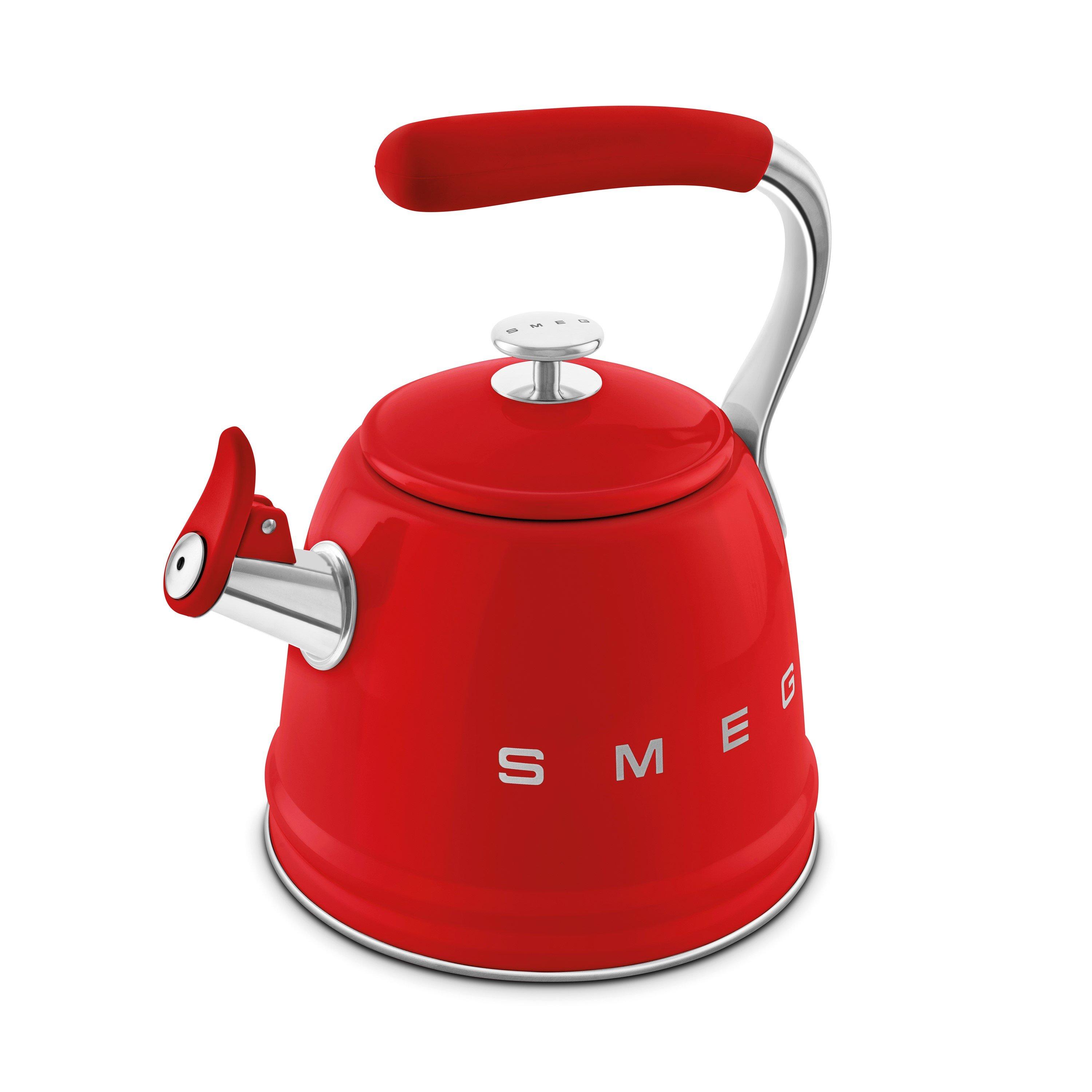 Red - Smeg - Whistling Kettle in Red - 5
