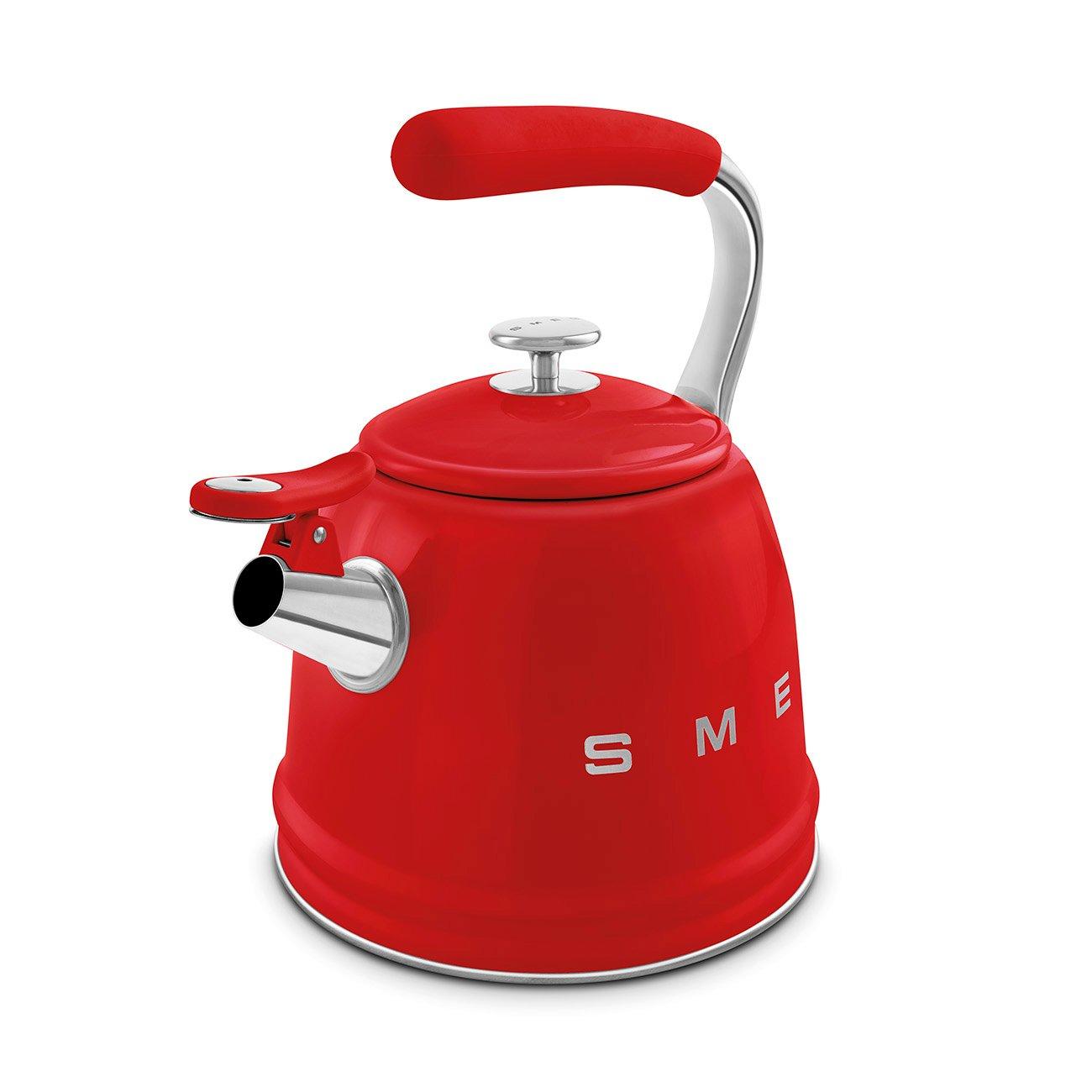 Red - Smeg - Whistling Kettle in Red - 6