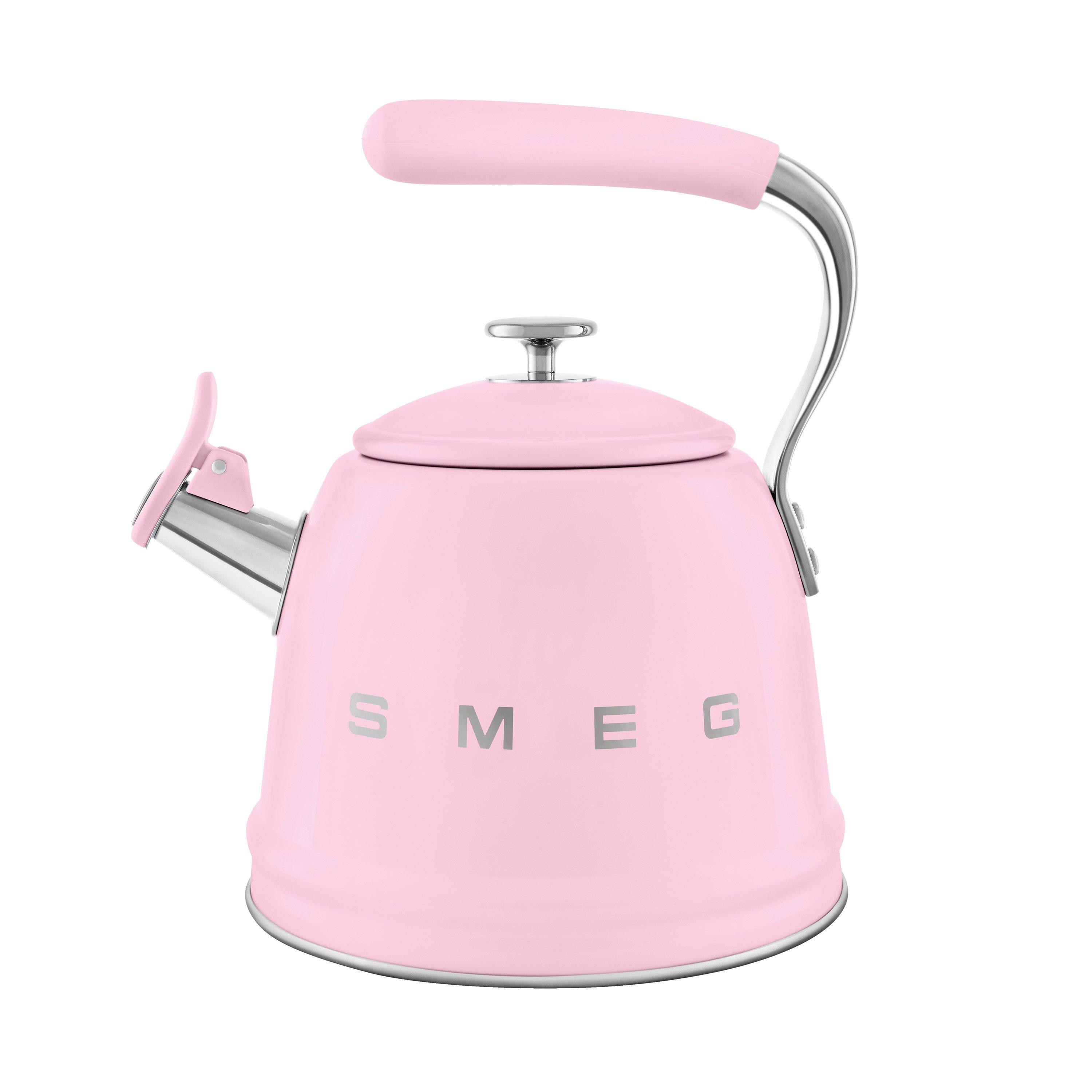 Pink - Smeg - Whistling Kettle in Pink - 1