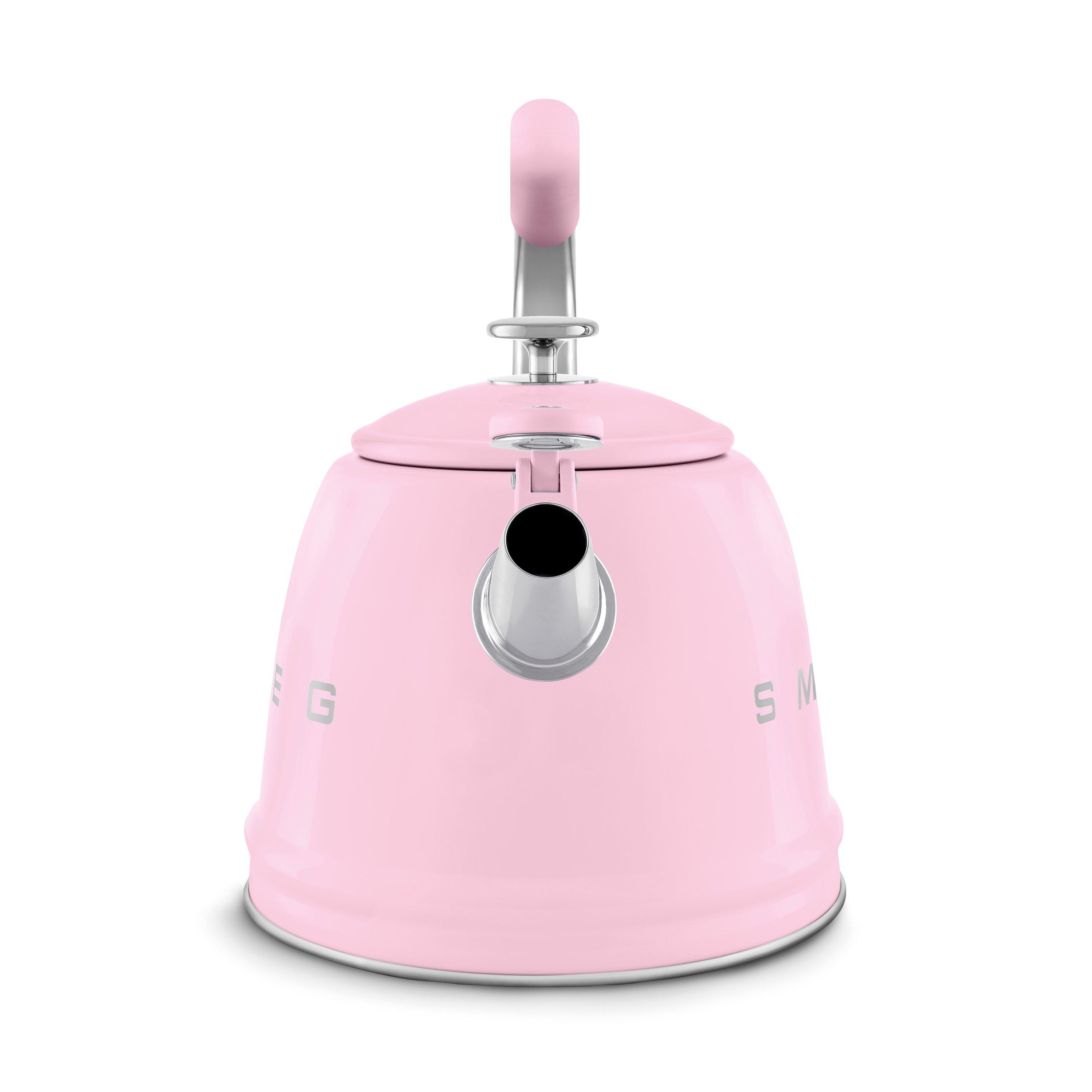 Pink - Smeg - Whistling Kettle in Pink - 2