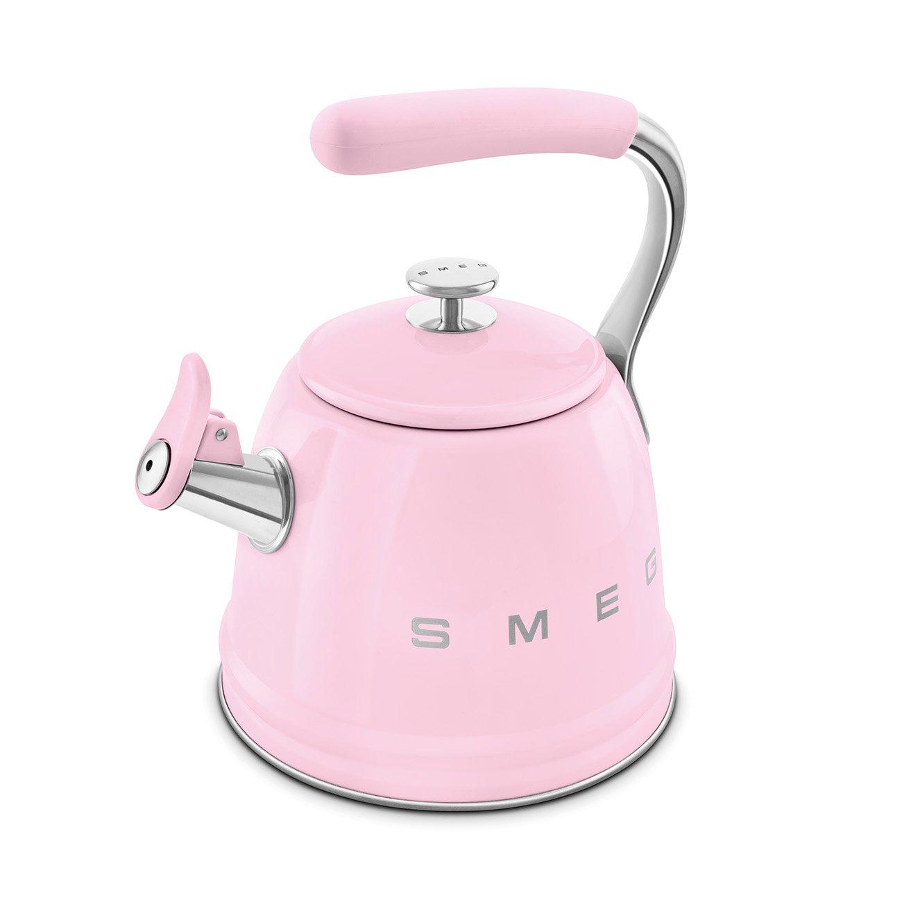 Pink - Smeg - Whistling Kettle in Pink - 5