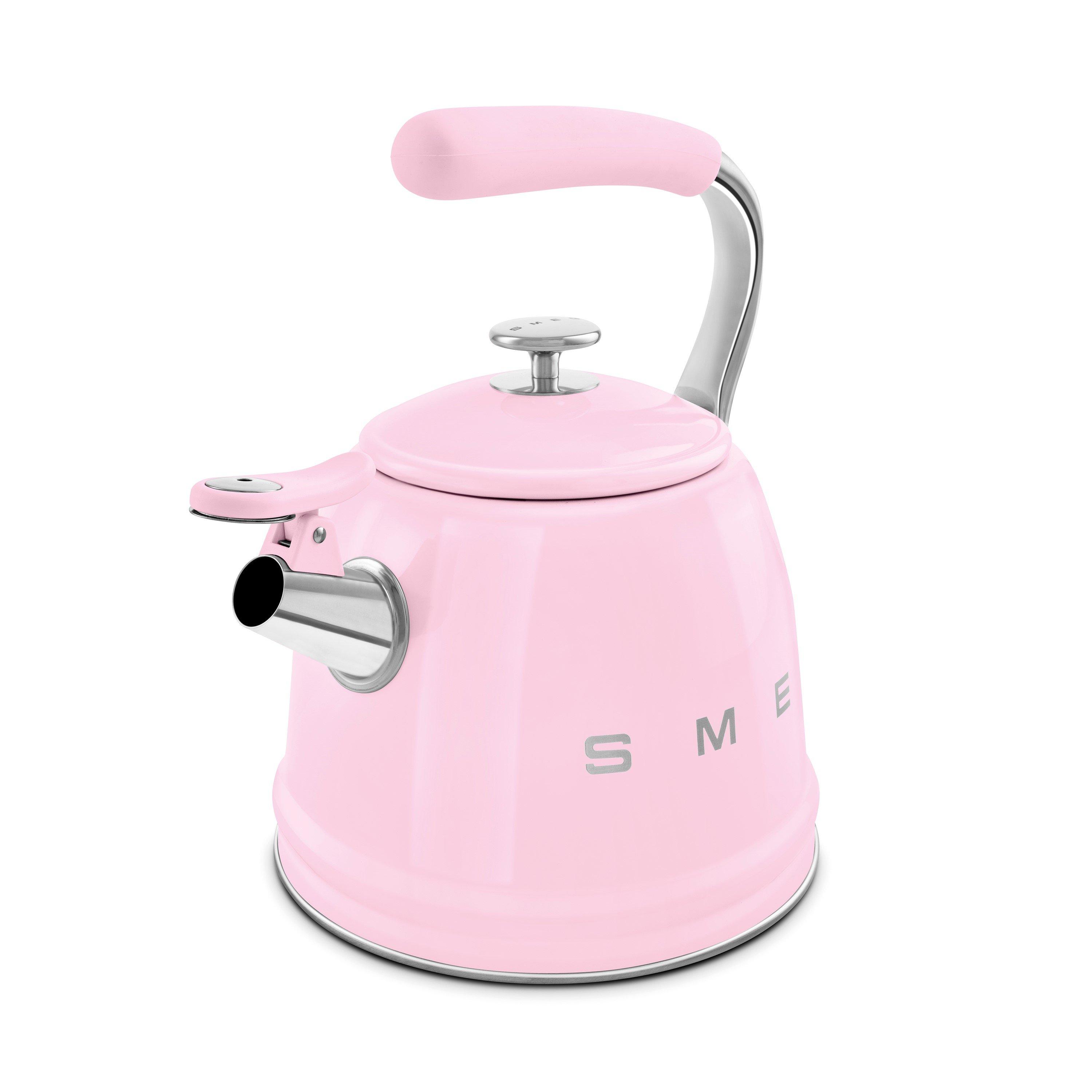 Pink - Smeg - Whistling Kettle in Pink - 7
